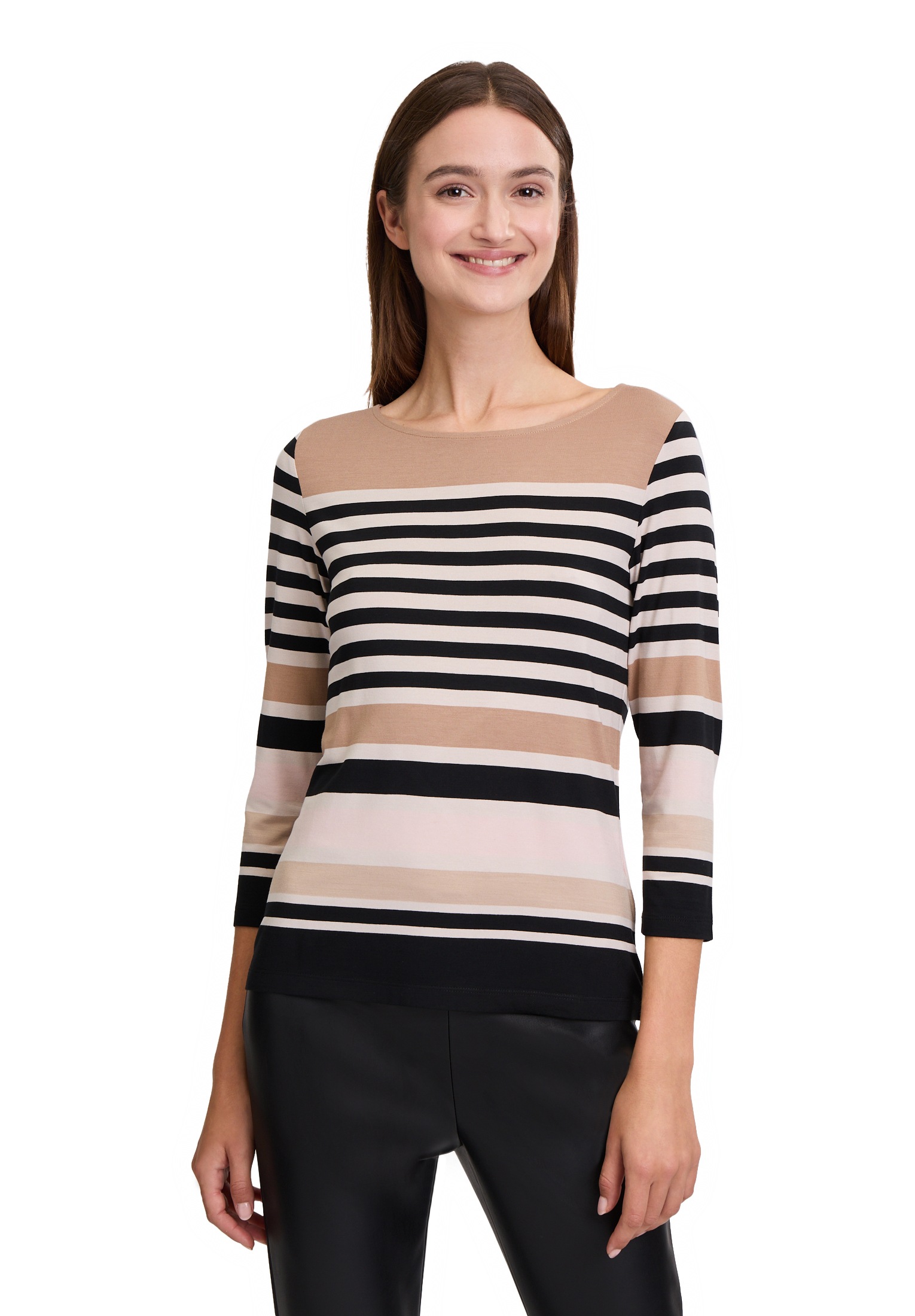 Betty Barclay 3/4-Arm-Shirt "Betty Barclay Damen Basic Shirt mit U-Boot-Aus günstig online kaufen