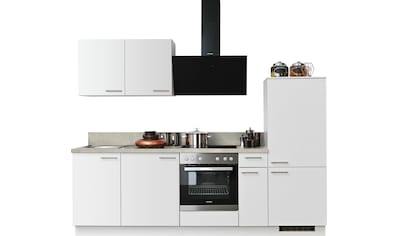 Express Küchen Küchenzeile »Scafa«, mit E-Geräten, vormontiert, mit Vollauszug und... kaufen