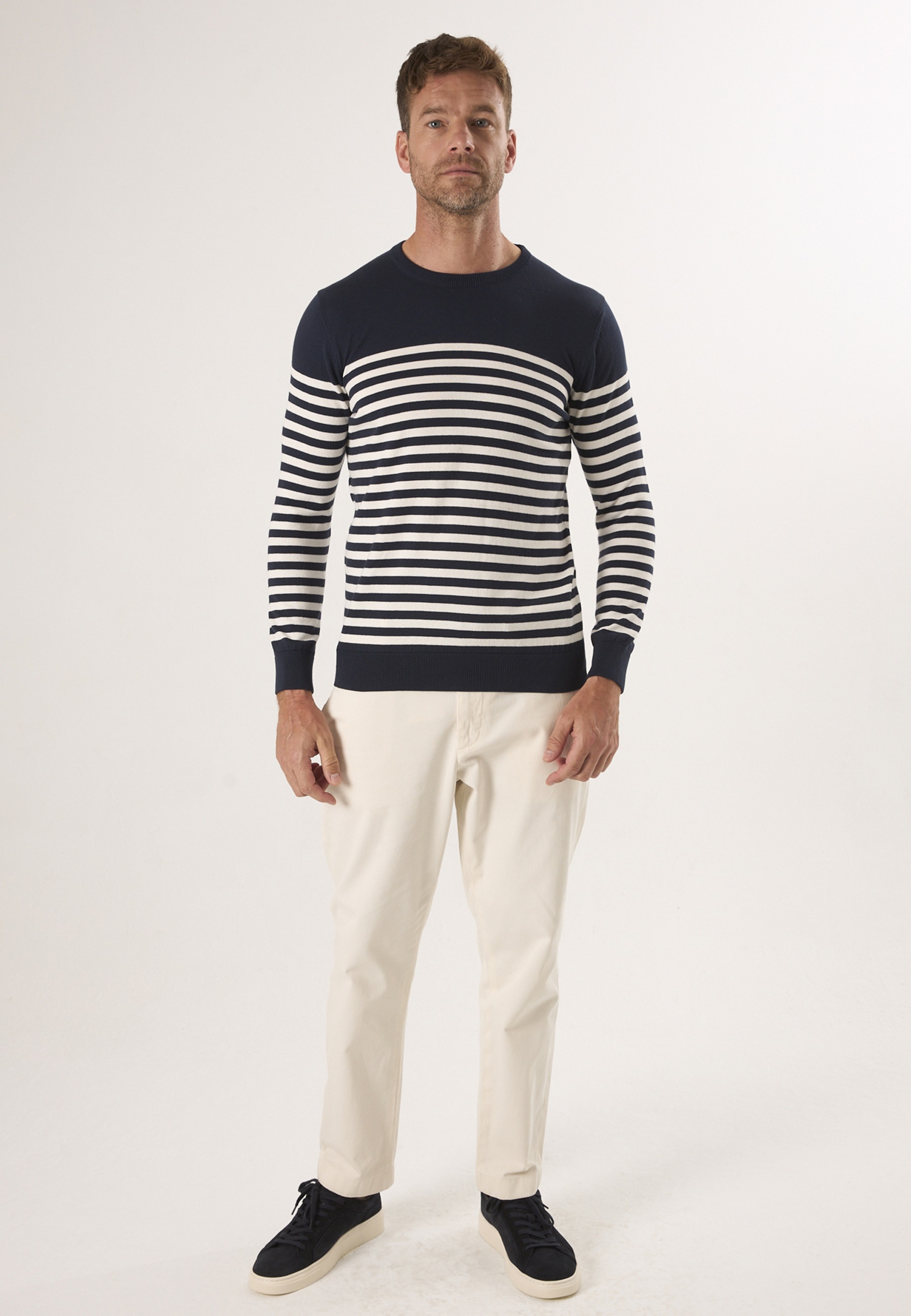 Felix Hardy Rundhalspullover "Basic-Pullover mit Rundhalsausschnitt" günstig online kaufen