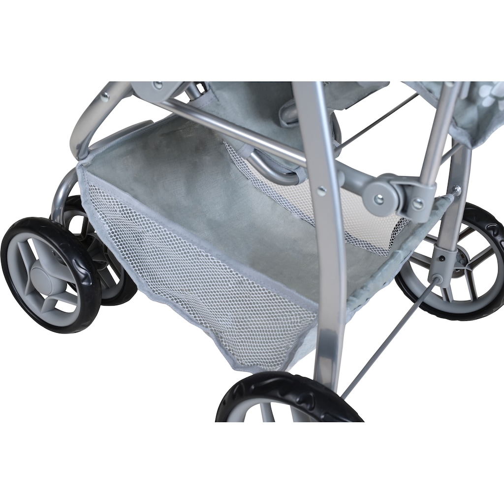 Knorrtoys® Puppen-Zwillingsbuggy »Milo - Royal Grey«