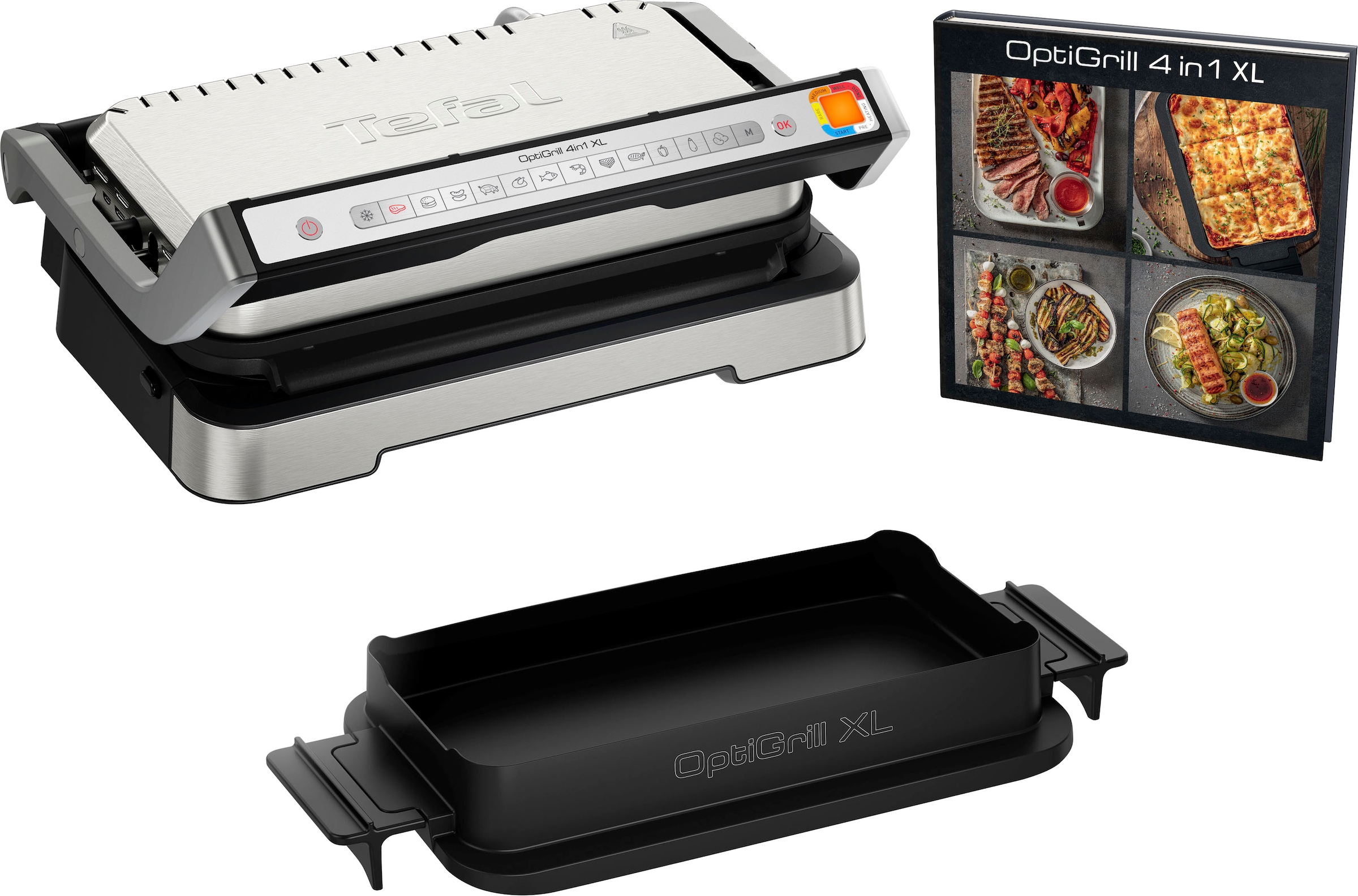 Tefal Kontaktgrill "OptiGrill 4in1 XL, Grill/Barbeque/Backofen/komplette Ma günstig online kaufen
