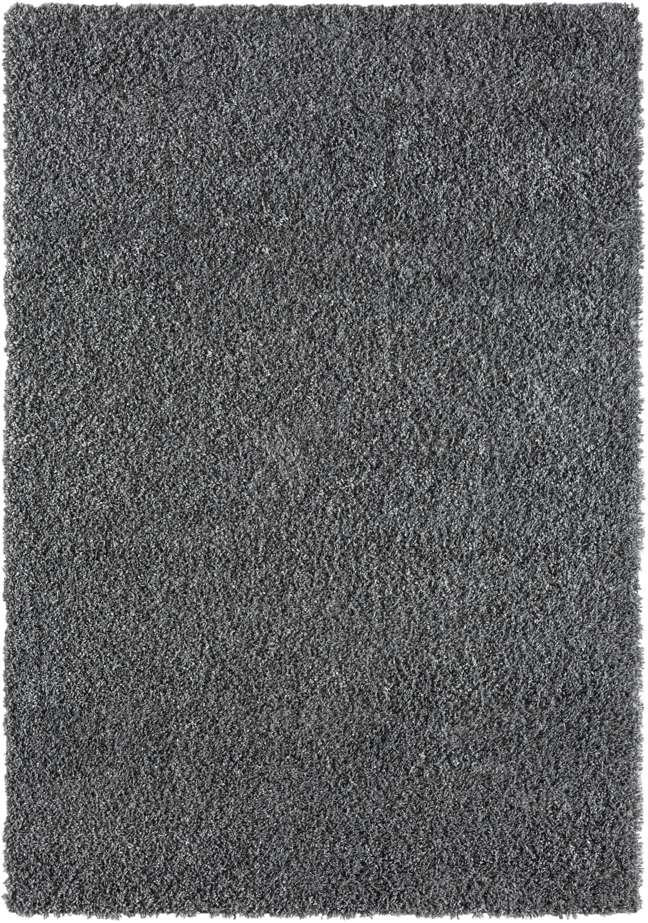 Myflair Möbel & Accessoires Hochflor-Teppich »My Shaggy«, rechteckig, 37 mm Höhe, Shaggy, Uni-Farben, leicht glänzend, Microfaser, extra flauschig