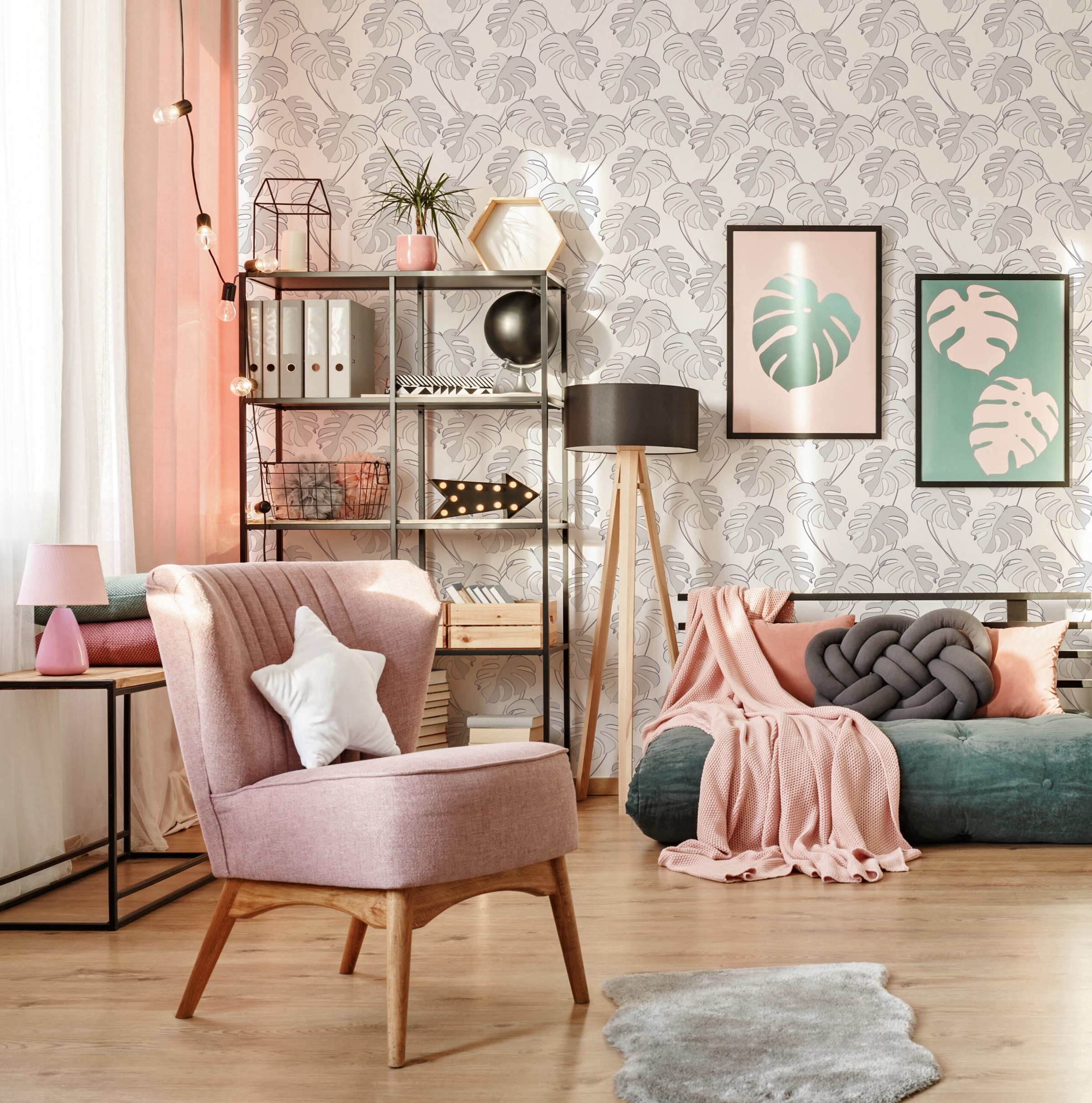 Marburg Vliestapete »Urban Blooms« botanisch moderne Tapete für Wohnzimmer Schlafzimmer Küche