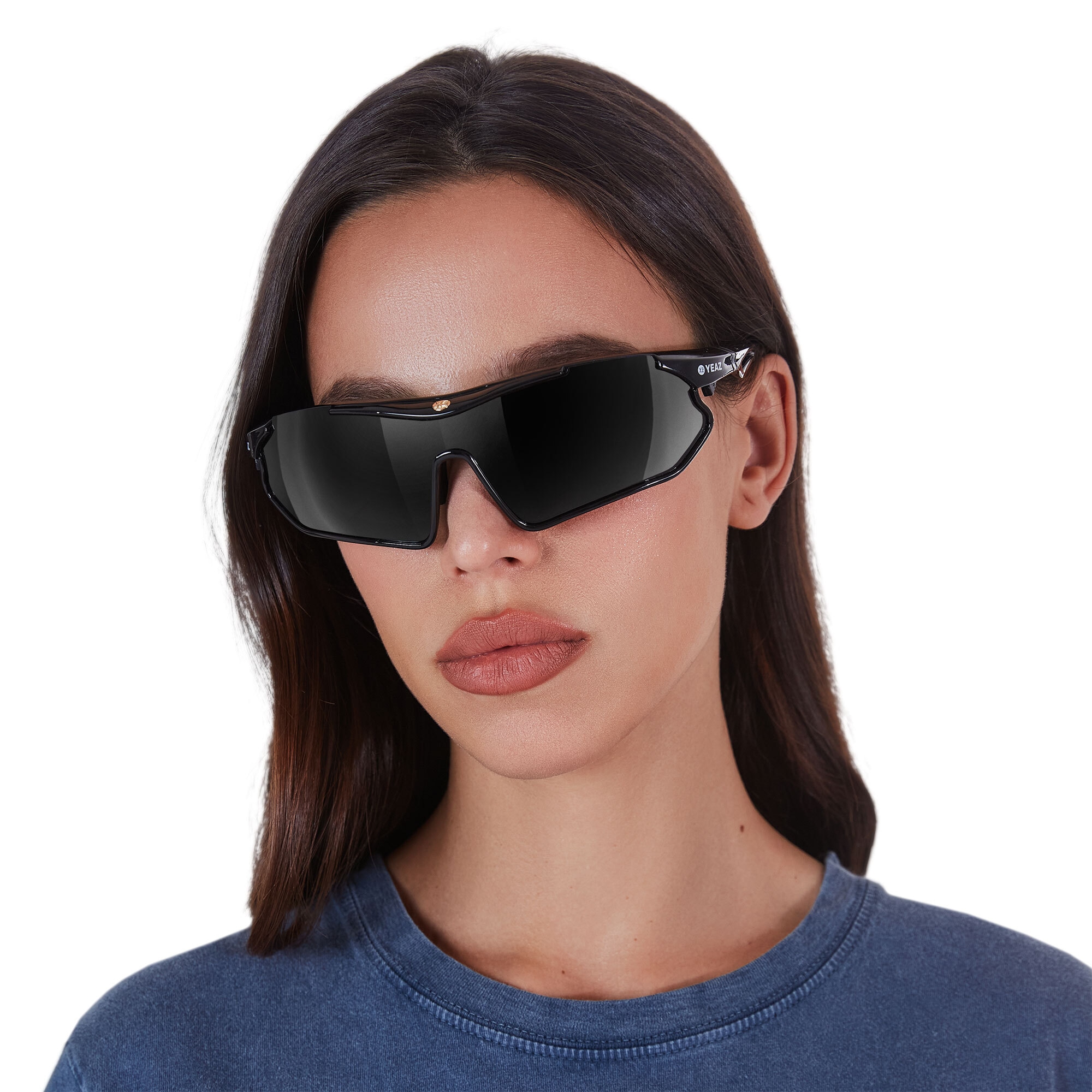 YEAZ Sportbrille »Sport-Sonnenbrille schwarz/polarisiert SUNRAY«