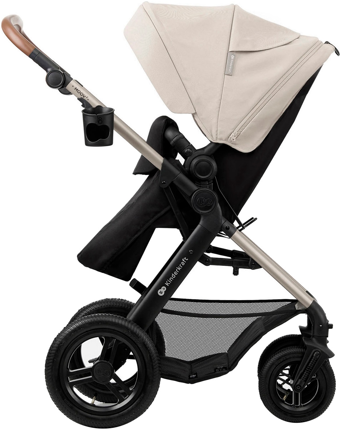 Kinderkraft Kombi-Kinderwagen »MOOV 2 4in1 AIR«, 27 kg, mit Luftreifen