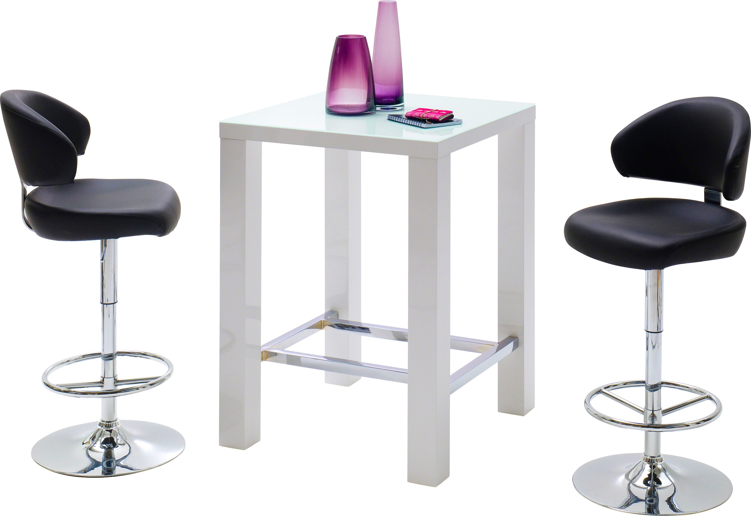 MCA furniture Bartisch »Jam«, Sicherheitsglas BAUR mit weiß Küchentisch, hochglanz, Stehtisch Bartisch kaufen 