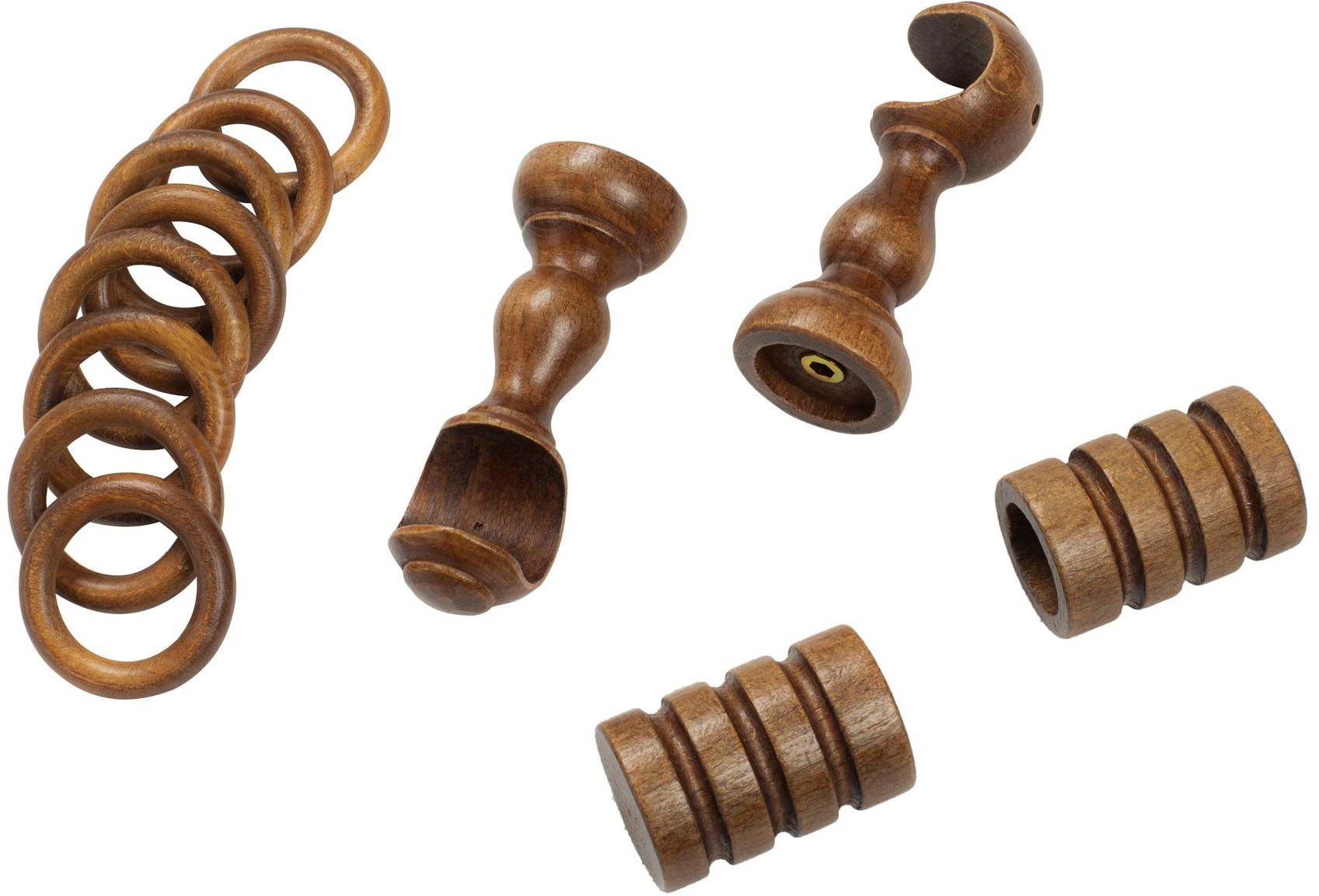 SN DECO GROUP Gardinenstange »Pisa«, 1 läufig-läufig, Fixmaß