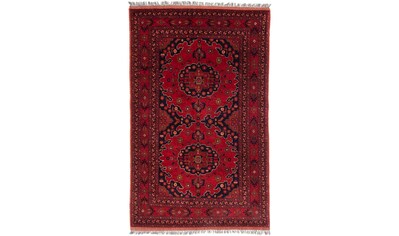 morgenland Wollteppich »Khal Mohammadi Medaillon Rosso 200 x 120 cm«, rechteckig, 0,7... kaufen