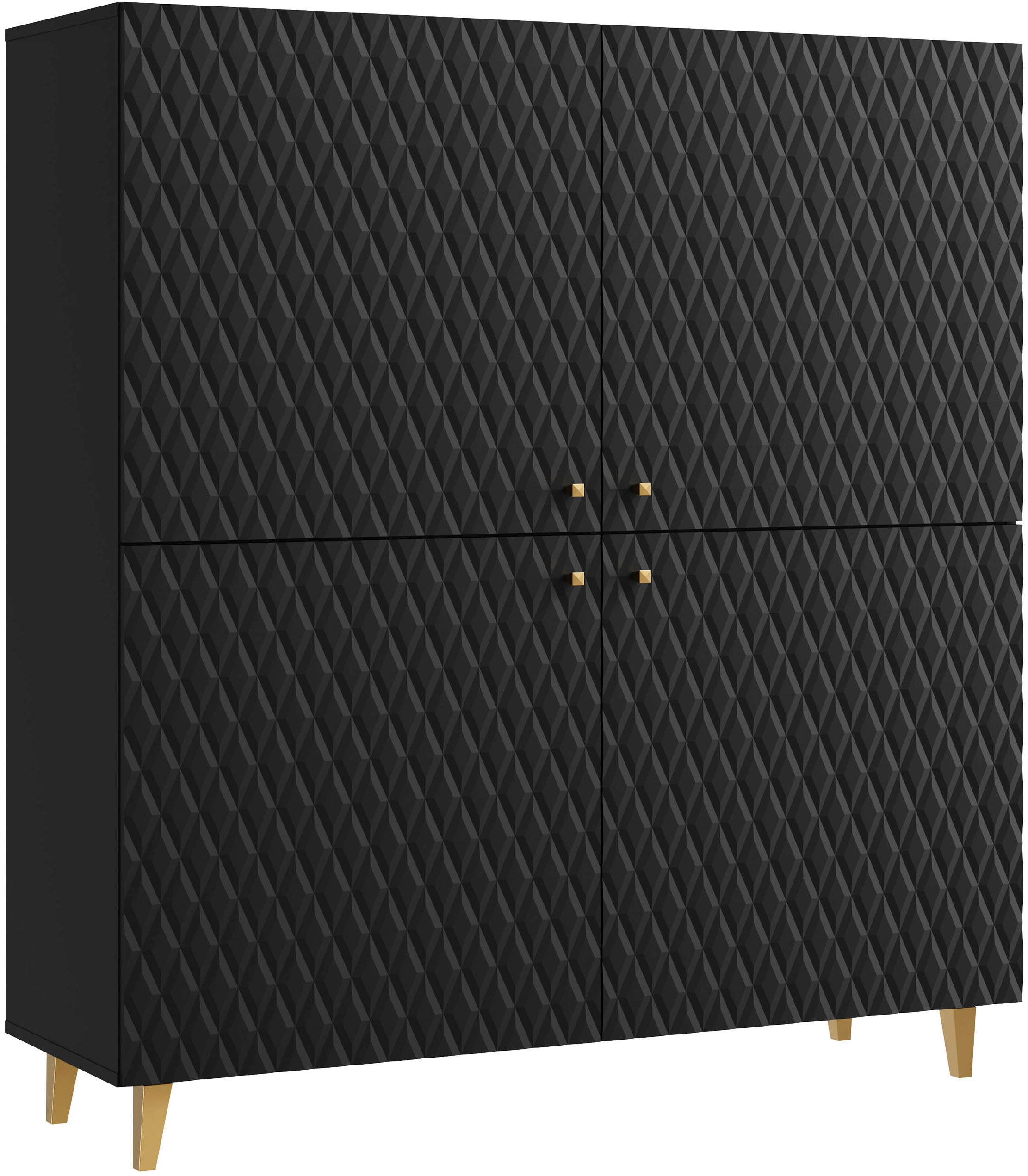 Home affaire Highboard "Phuket, Front MDF" 1 Stk. tlg. moderne Kommode mit günstig online kaufen