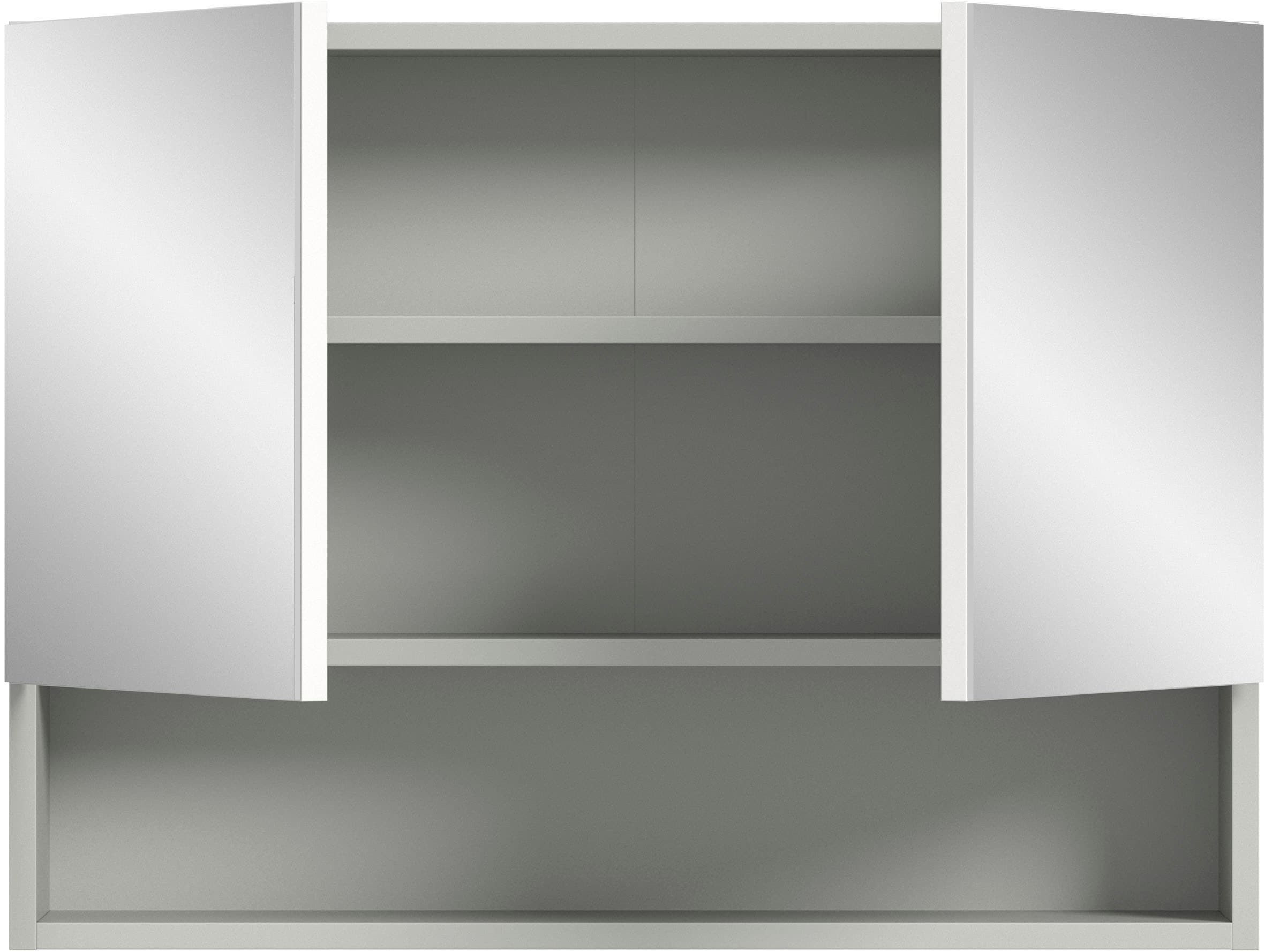welltime Spiegelschrank »Calcio, Breite 74 cm, 2 Spiegeltüren, 1 Einlegeboden, 3 Fächer«, Badschrank, Bad-Möbel, Badezimmer