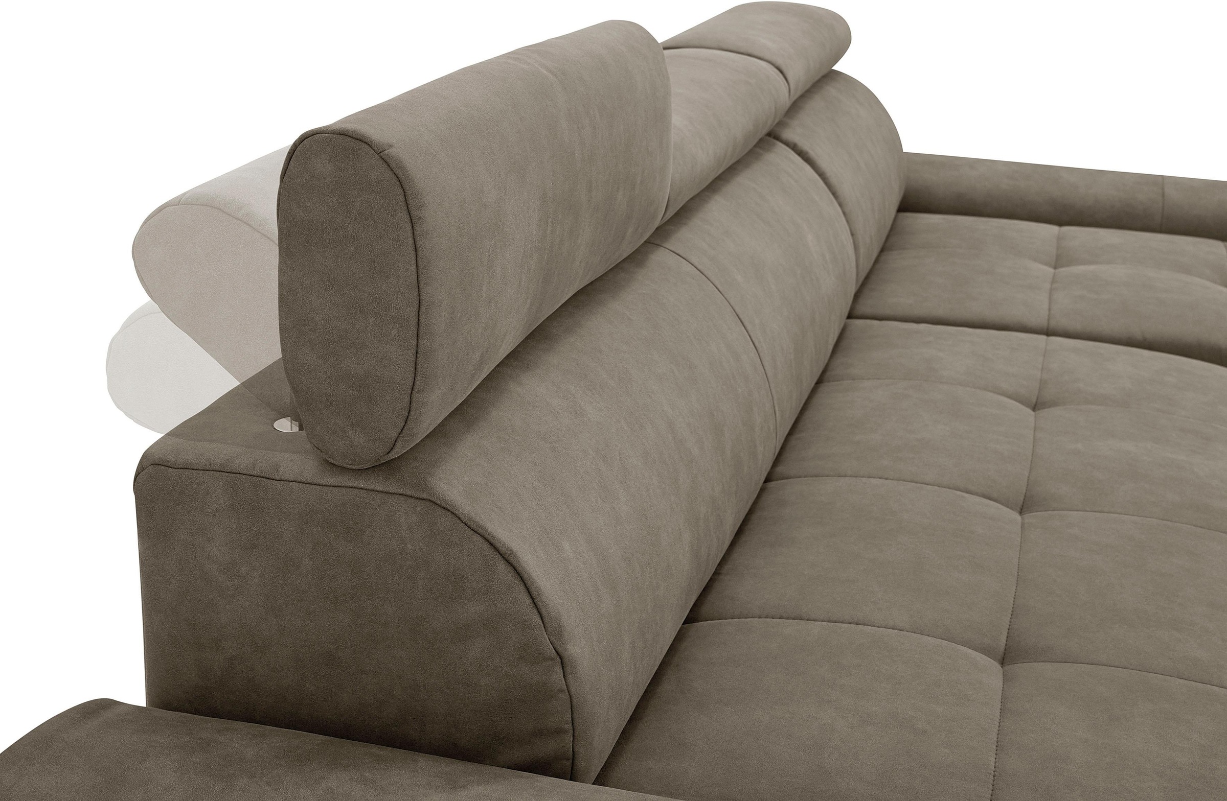 Sit & More Riva L-Shape Corner Sofa Taupe 9