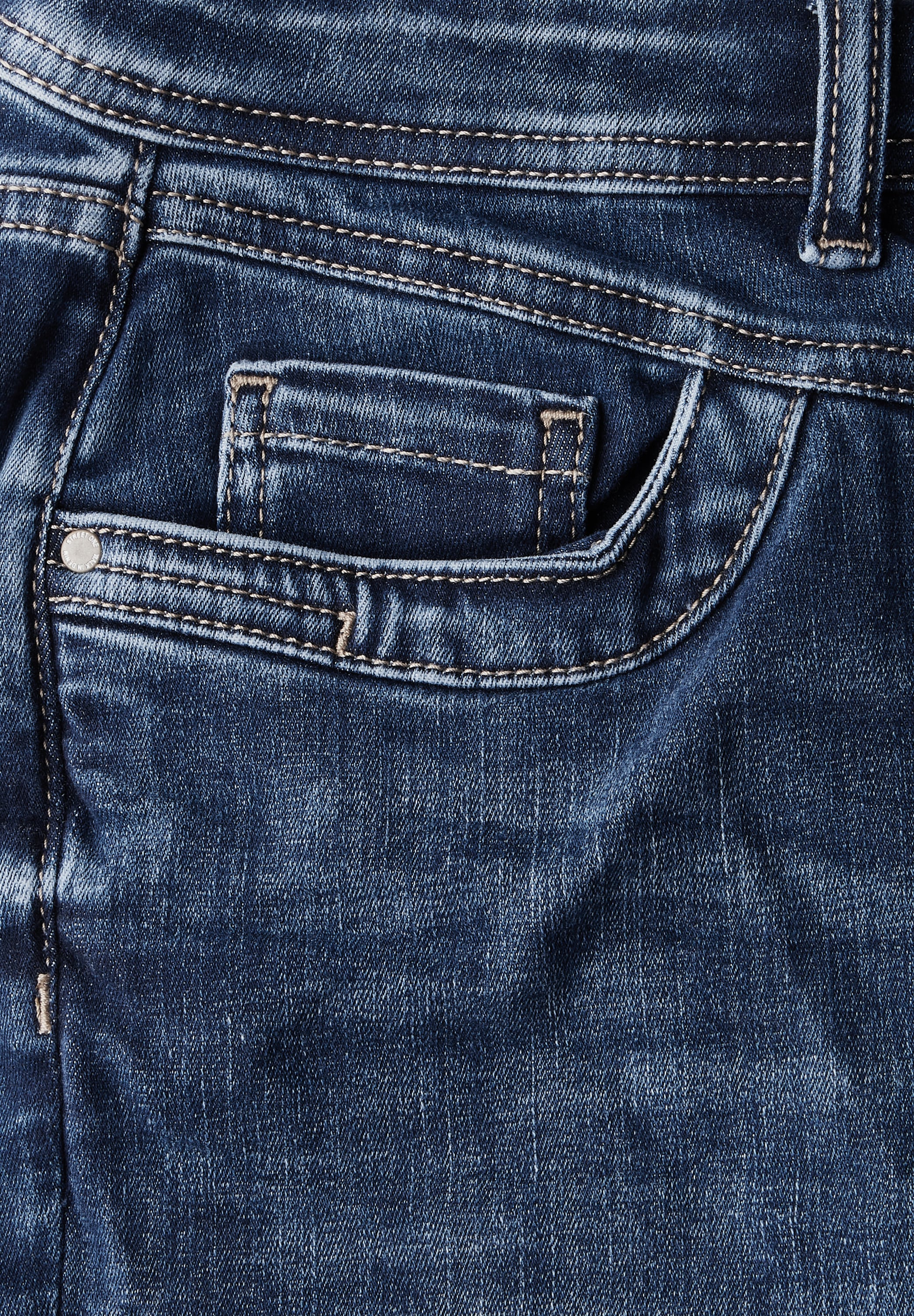 STREET ONE Comfort-fit-Jeans, High Waist