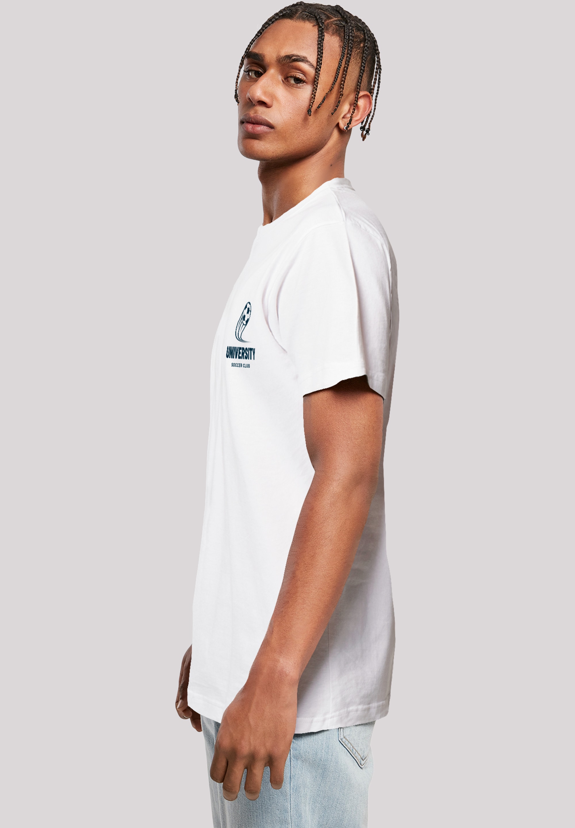 F4NT4STIC T-Shirt »University Soccer Club Classic Minimalist«, Premium Qualität