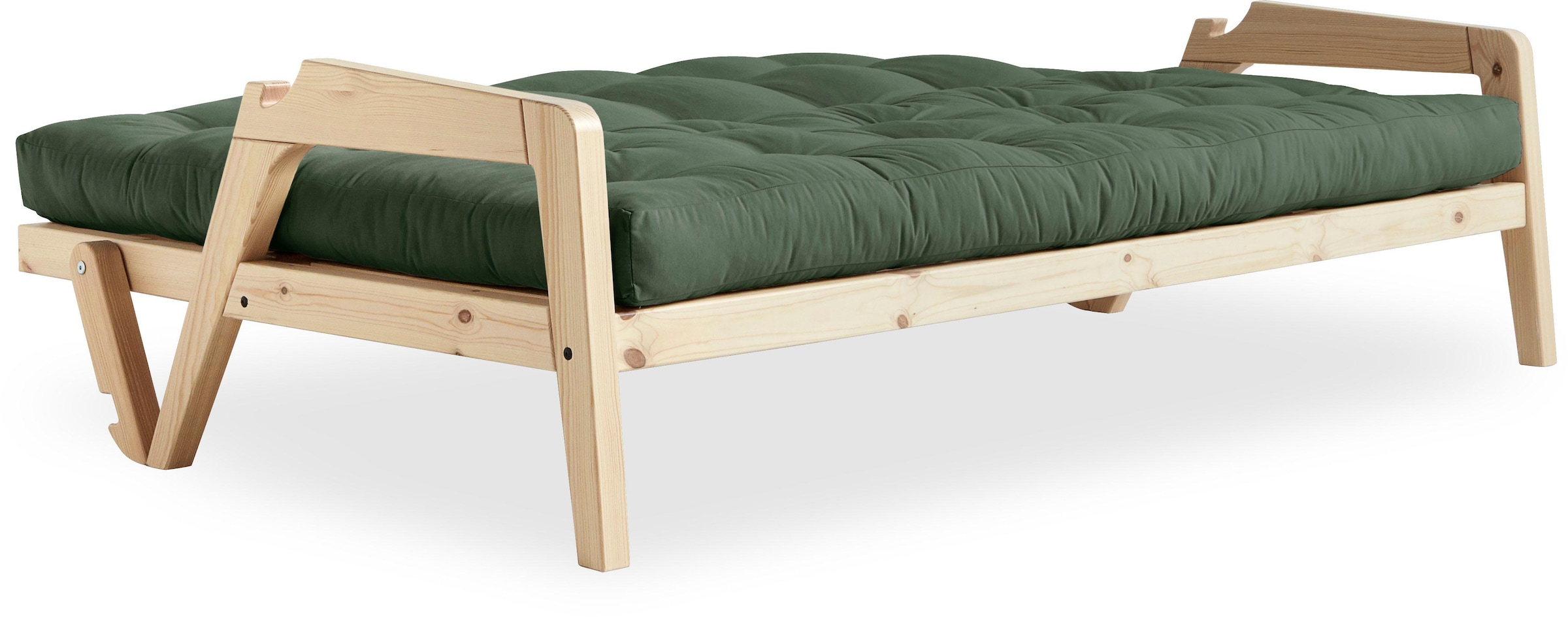 Karup Design Schlafsofa Mit Holzstruktur, inkl. Futonmatratze, Liegefläche 130x190 cm