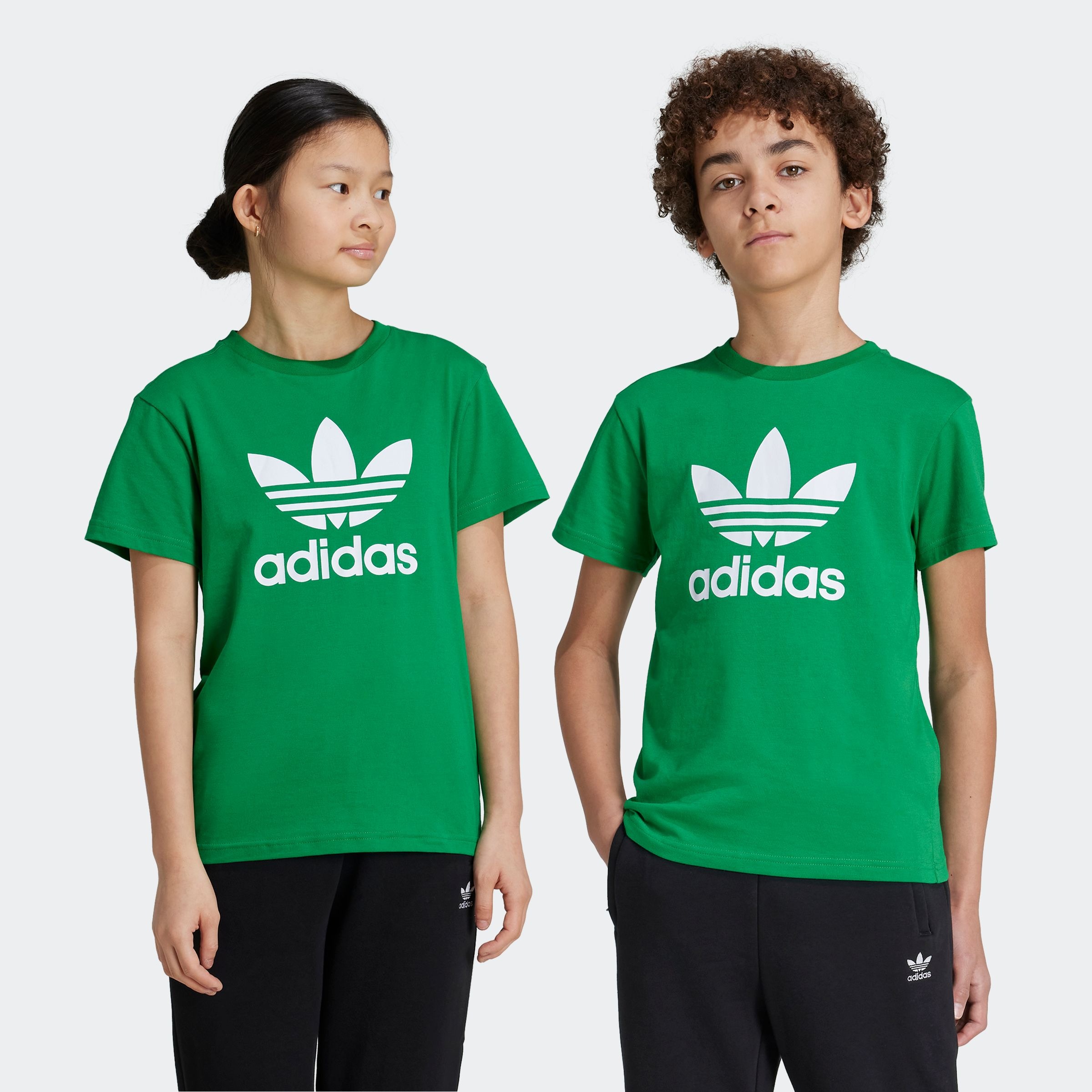adidas Originals "TREFOIL TEE" für Kinder und Teens, sportlicher Stil, ohne Verschluss