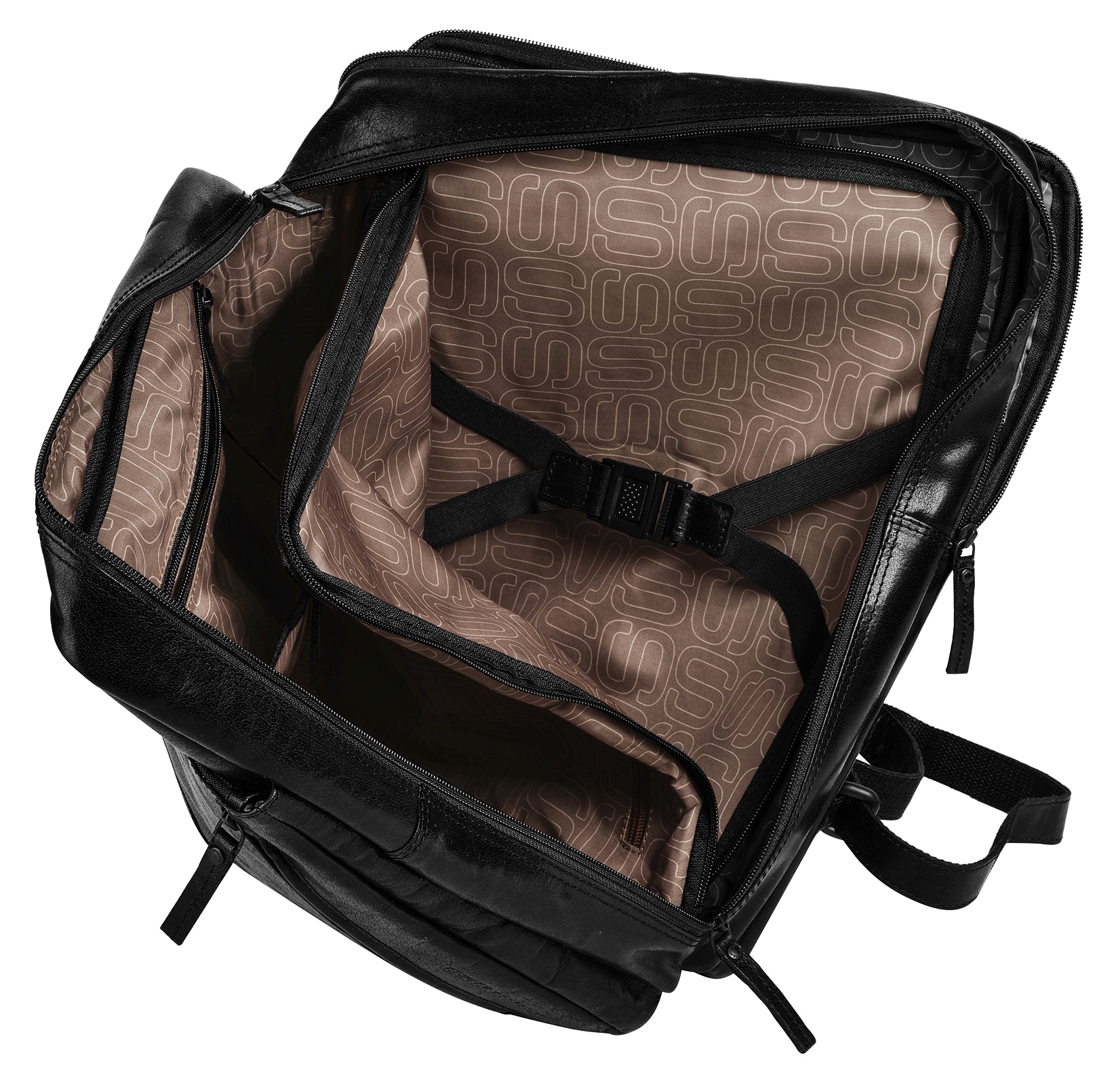 Spikes & Sparrow Laptoprucksack, echt Leder