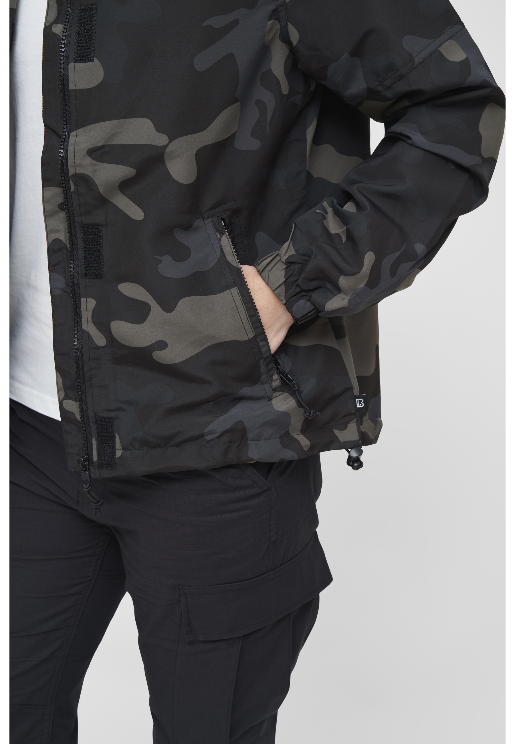 Brandit Allwetterjacke »Brandit Damen Ladies Summer Windbreaker Frontzip« 1 Stk. tlg. mit Kapuze