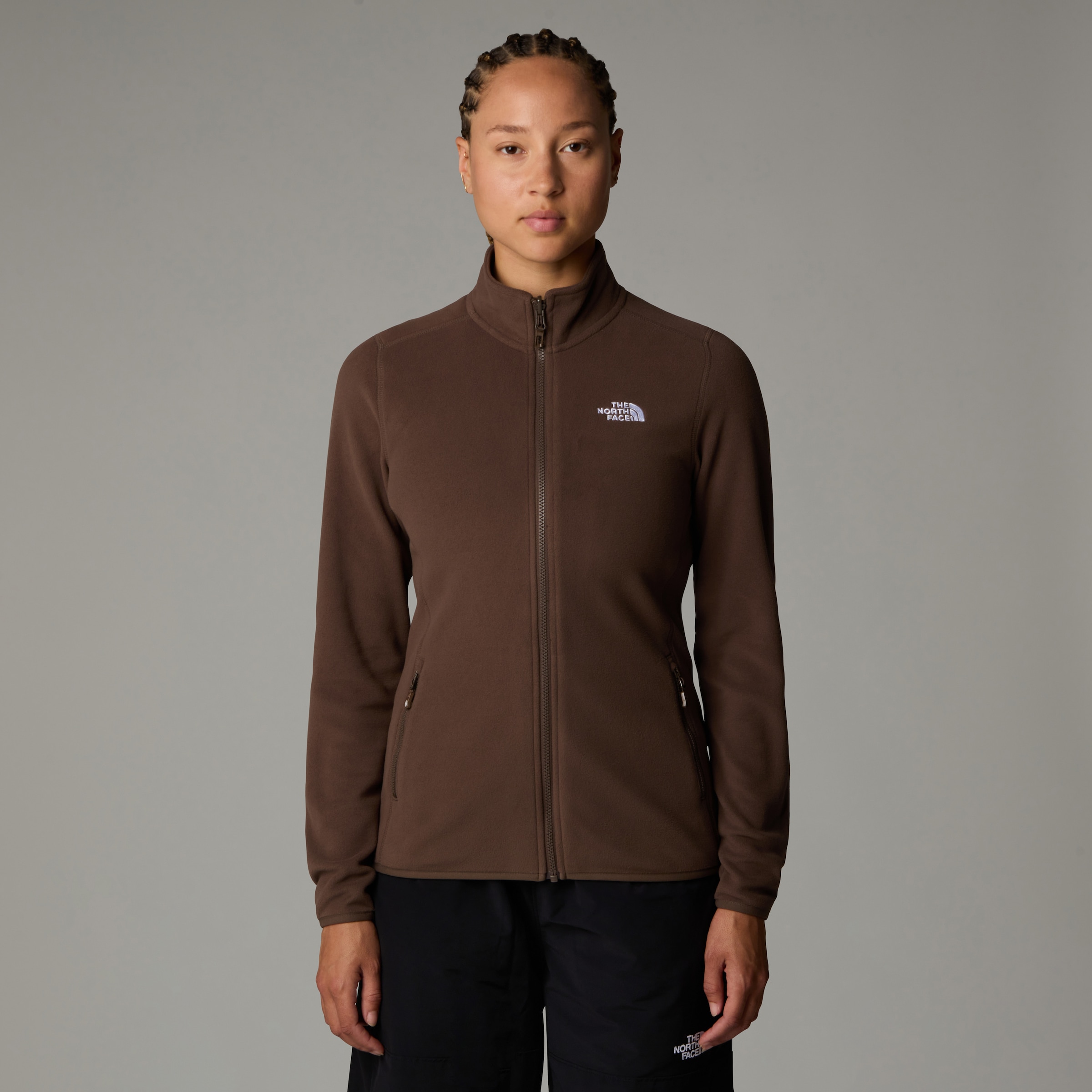 The North Face Fleecejacke "W 100 GLACIER FZ - EU", (1 St.), mit Logostickerei