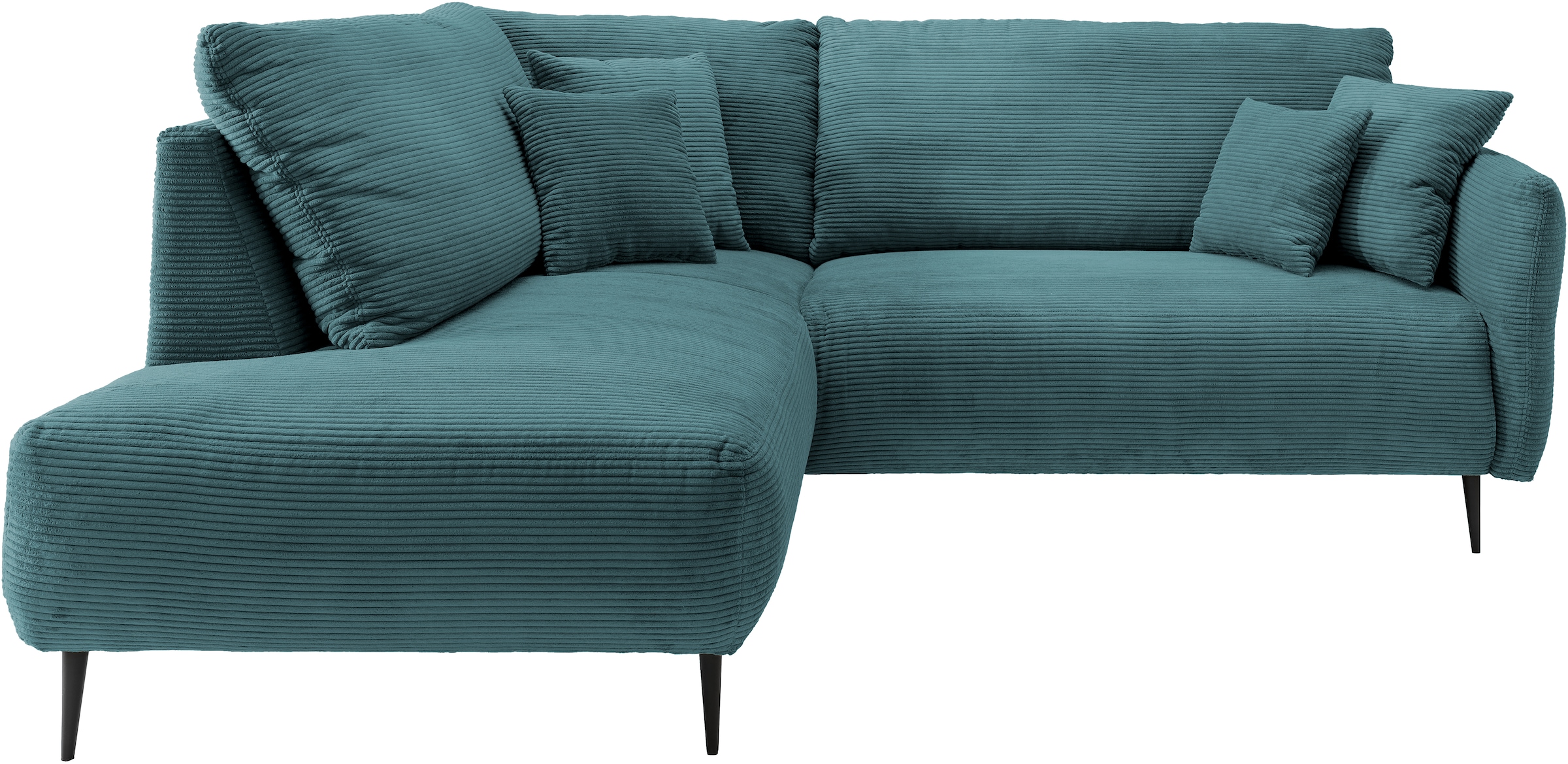 Home affaire Ecksofa "Vanilla L-Form" Armlehnenfunktion günstig online kaufen