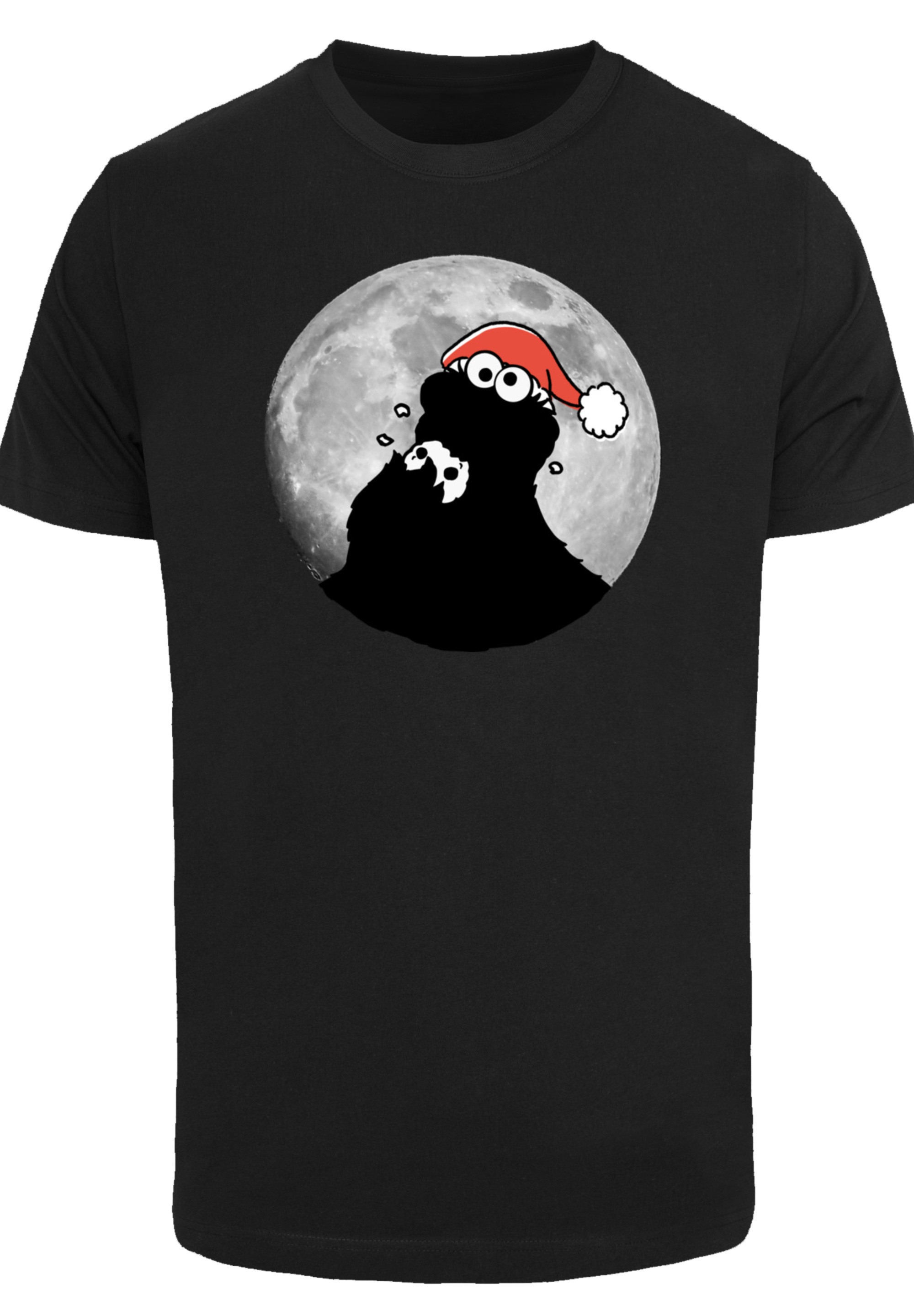 F4NT4STIC T-Shirt »Krümelmonster Weihnachten«, Premium Qualität