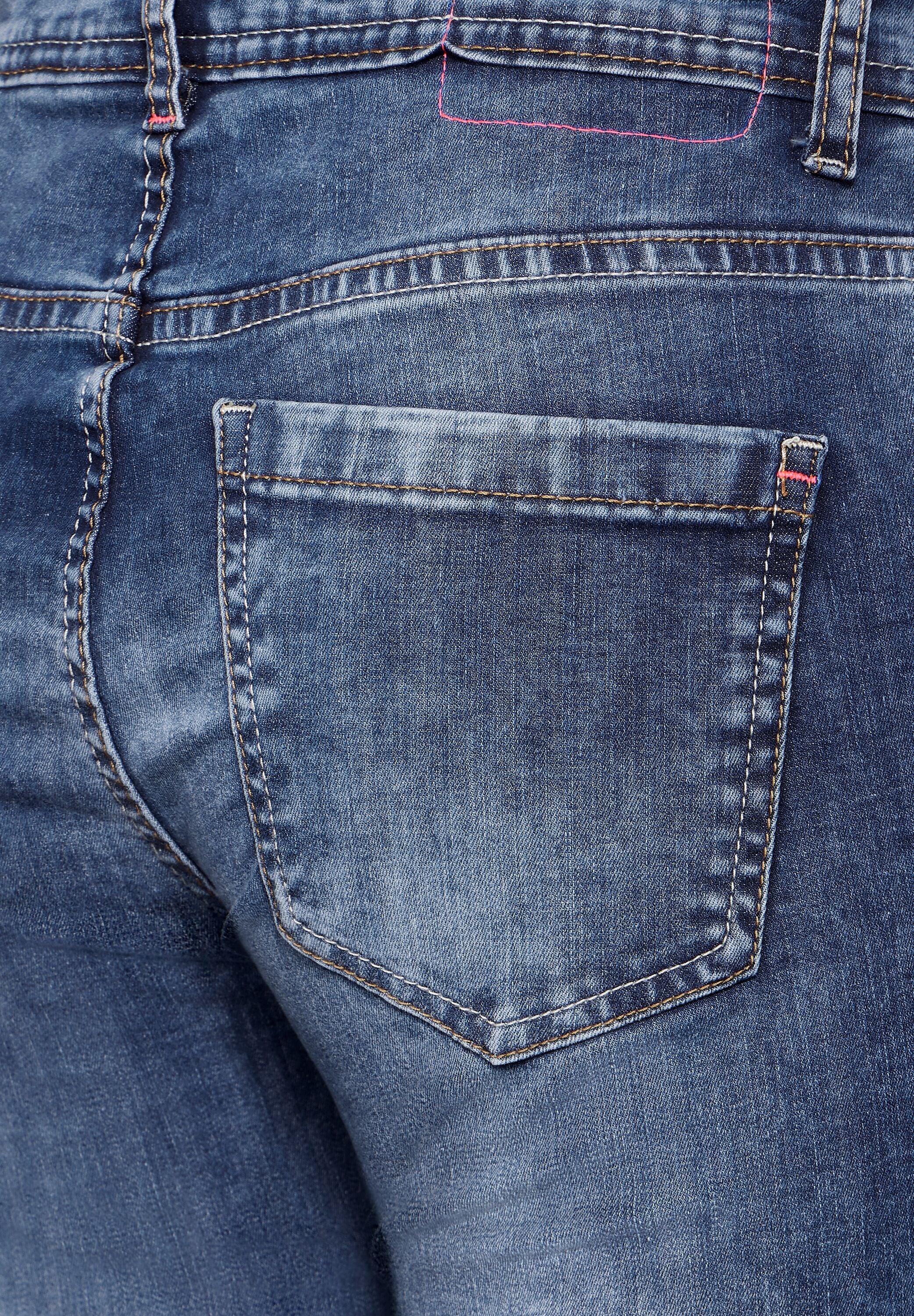 Cecil Slim-fit-Jeans, aus Baumwolle mit Stretchanteil