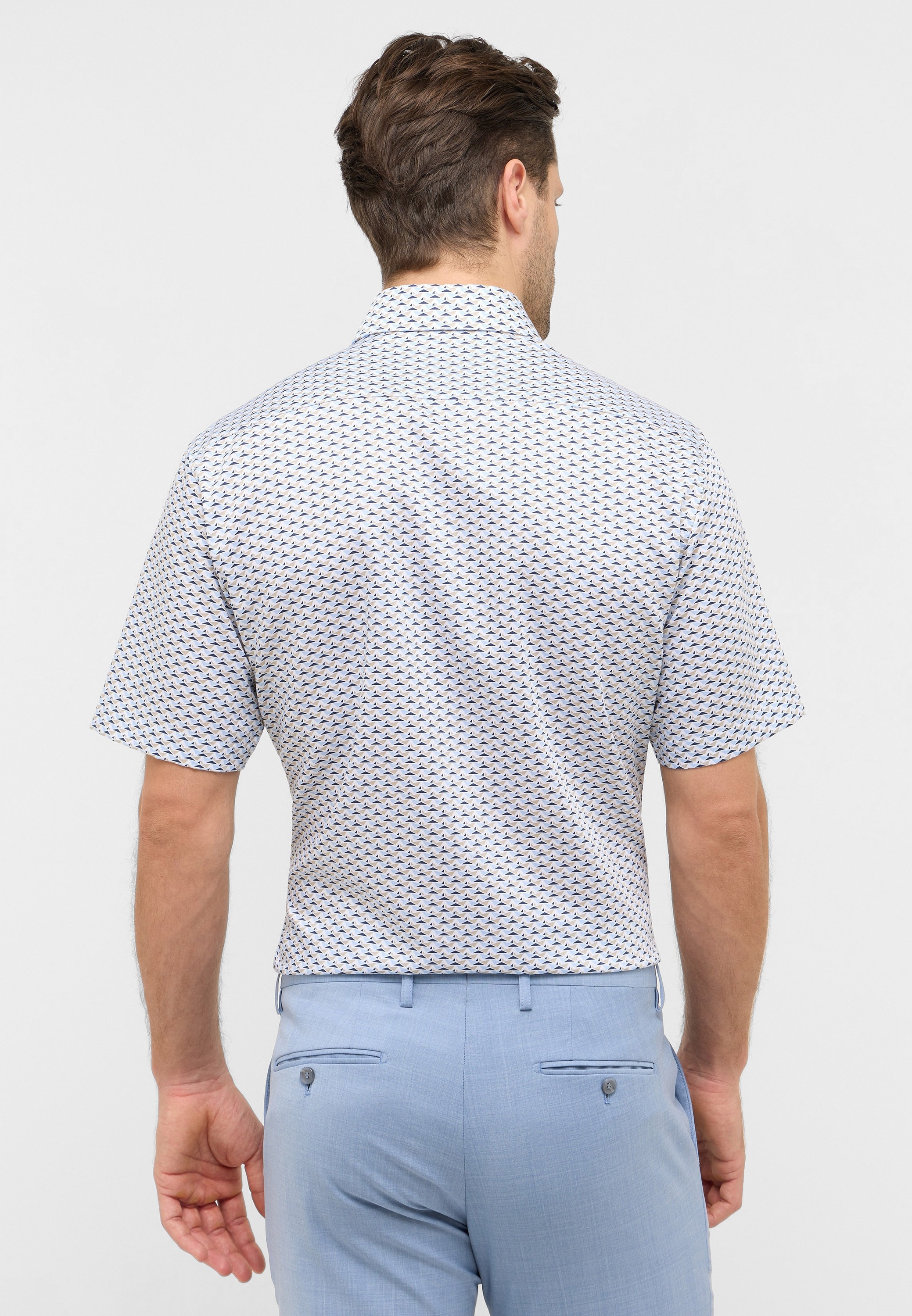 Eterna Kurzarmhemd "MODERN FIT" NON IRON (bügelfrei) günstig online kaufen