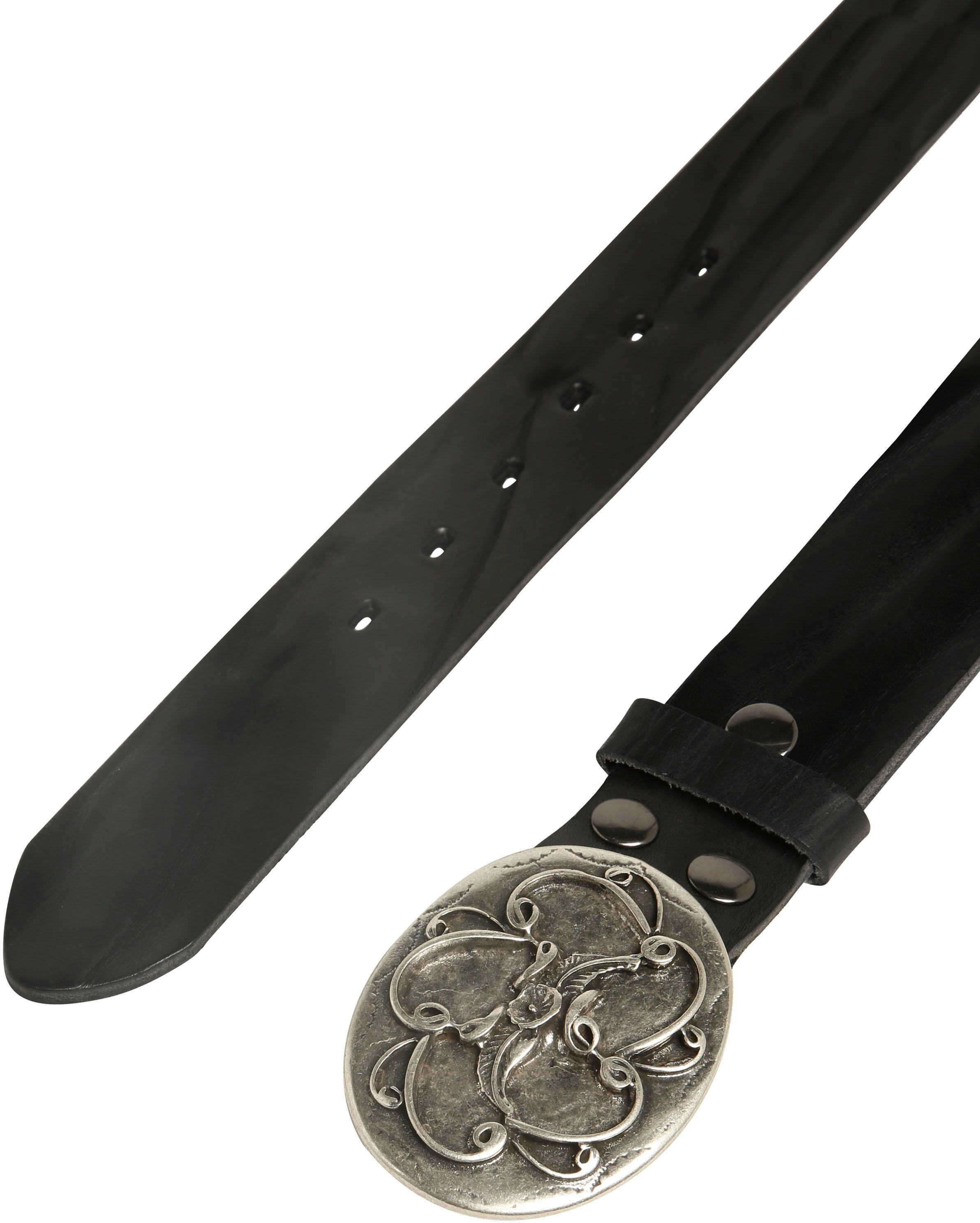 Rettungsring Gürtel Ledergürtel Schließe mit floralem Design günstig online kaufen