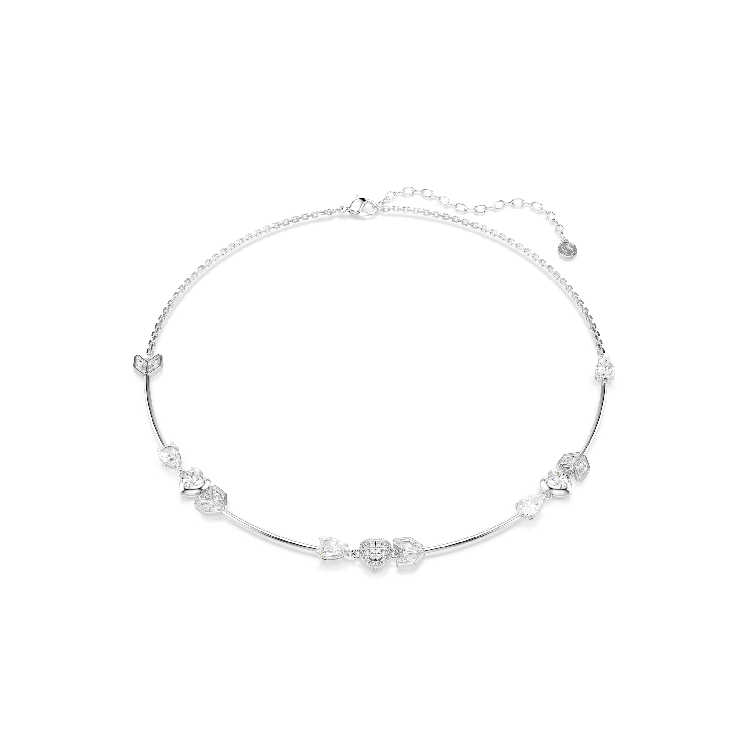 Swarovski Collier »Schmuck Geschenk Idyllia Halskette Herz mit Pfeil« mit Swarovski® Kristall - mit Swarovski® Perle