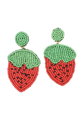 Paar Ohrclips »Erdbeere«