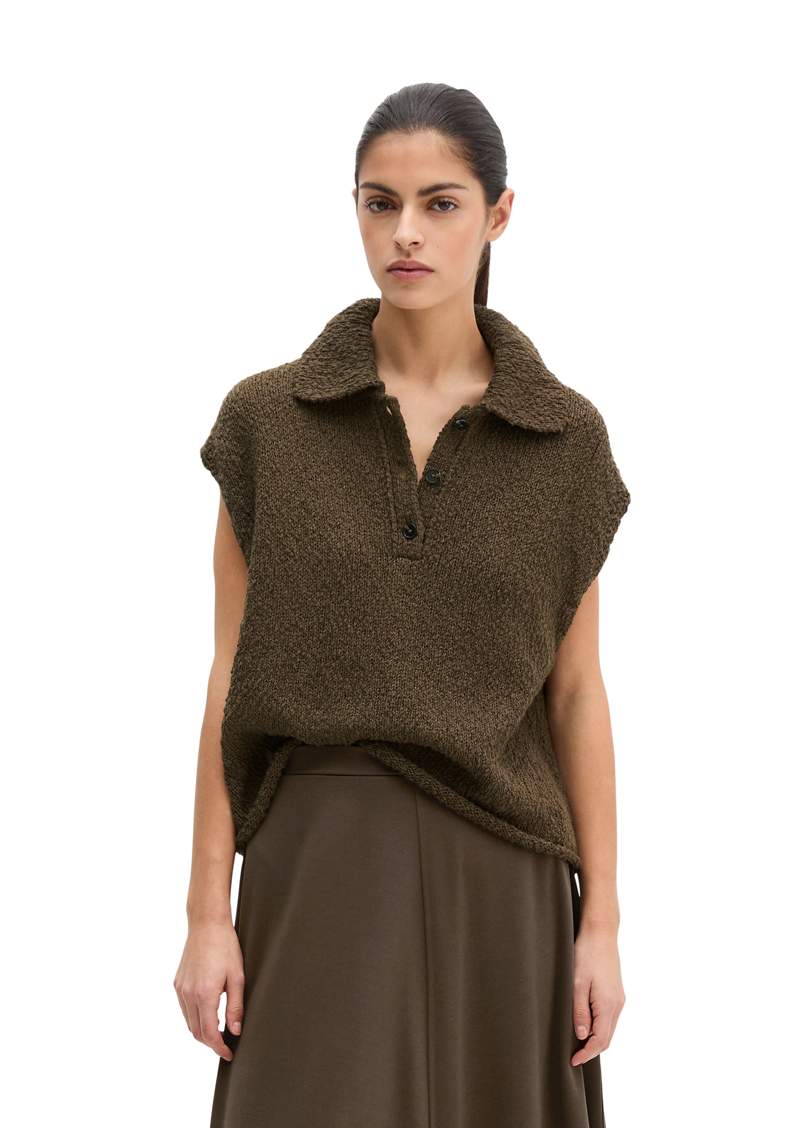 Marc O'Polo Strickpullover »aus Organic-Cotton-Mix-Slub«