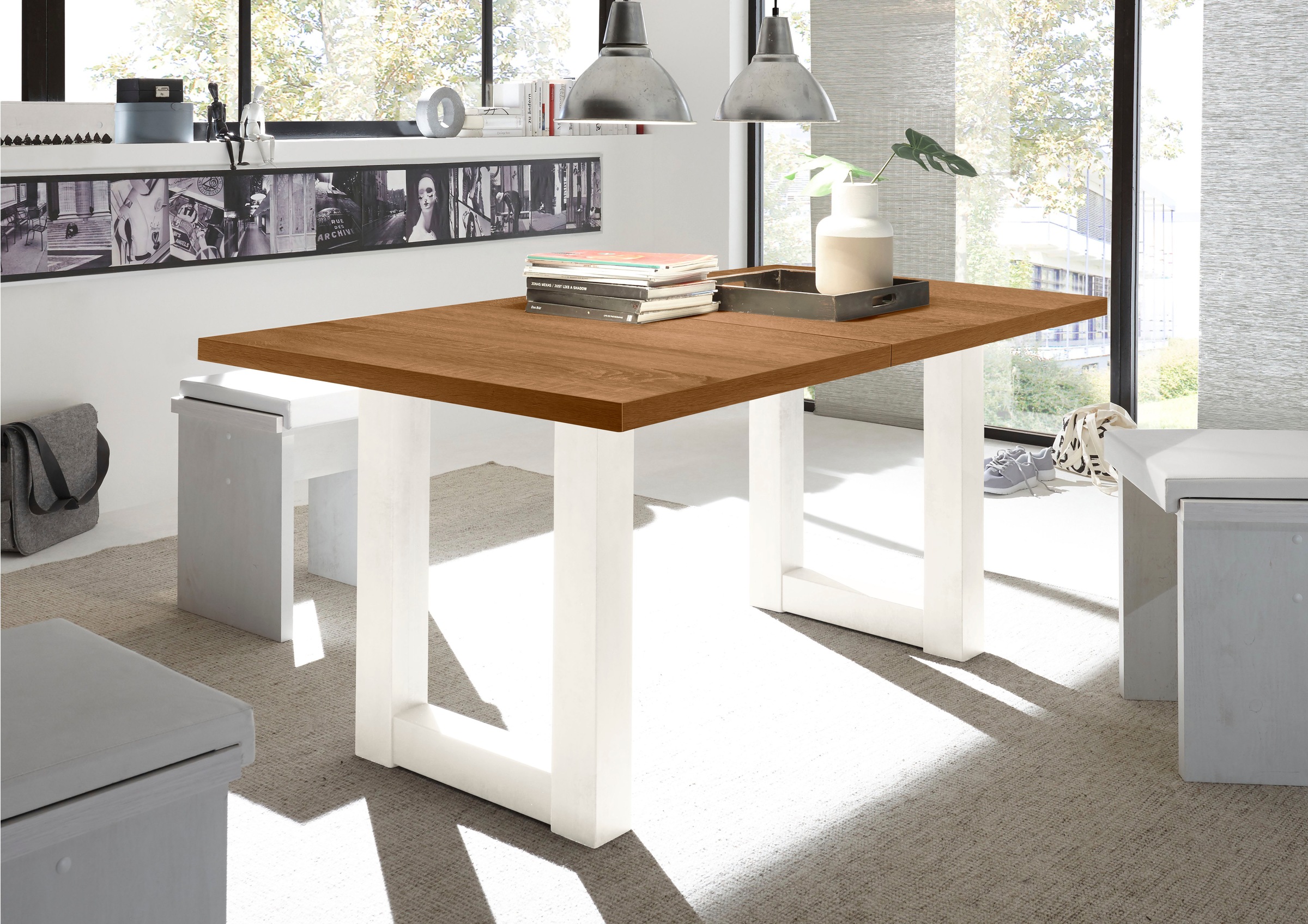 Mäusbacher Esstisch "Mister TOPSELLER", mit Auszug (160-210 cm), Gestell in günstig online kaufen