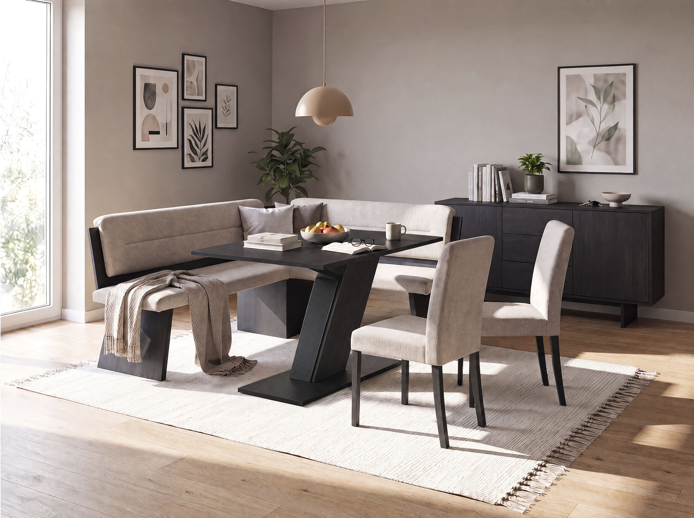 massivline&more Eckbankgruppe »Udine 1« Set, 4 tlg.