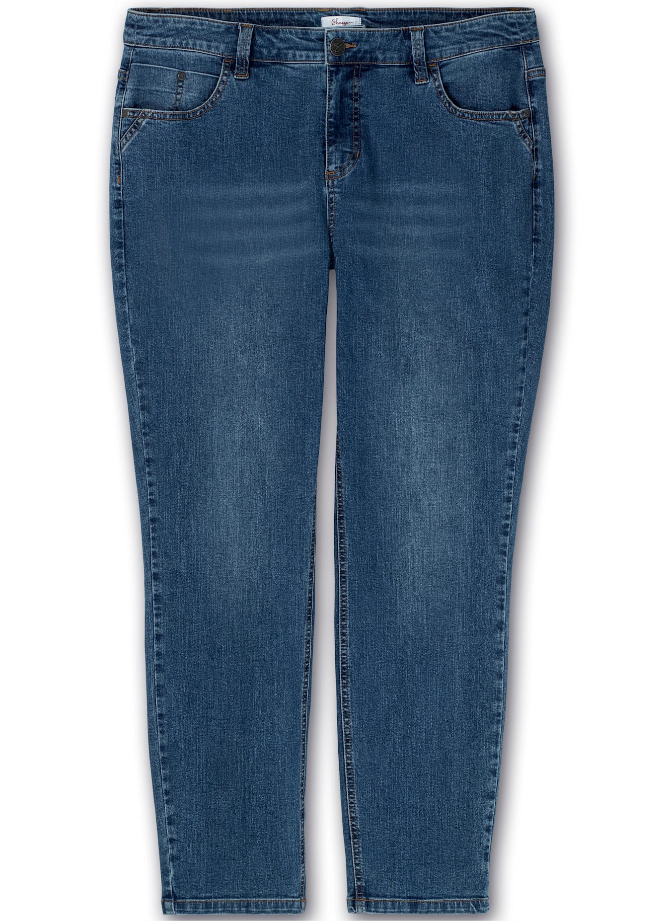 Sheego Stretch Jeans Women Blue Denim 24 6