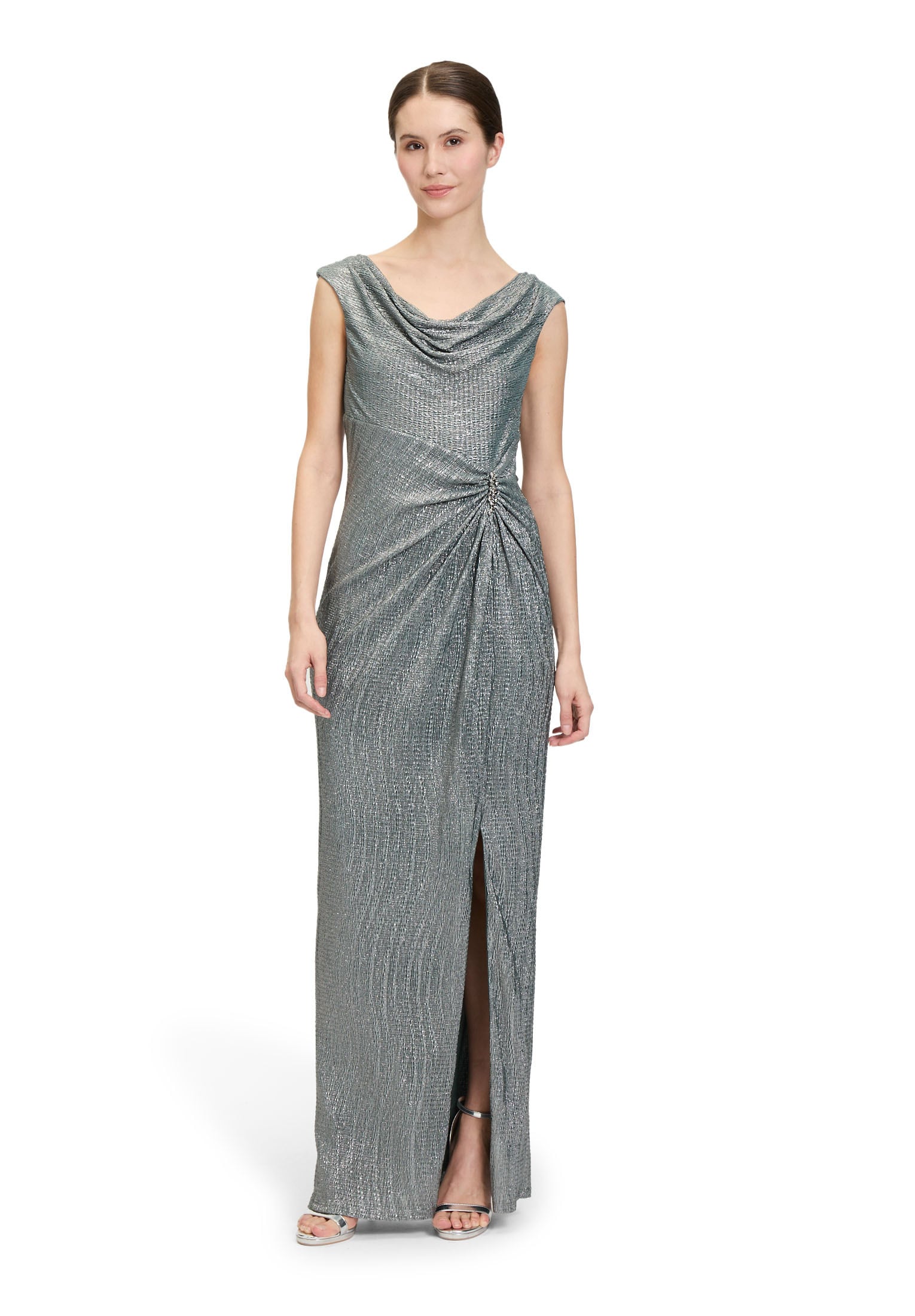 Vera Mont Abendkleid "Vera Mont Damen Abendkleid im Glitzer-Look", Raffung günstig online kaufen