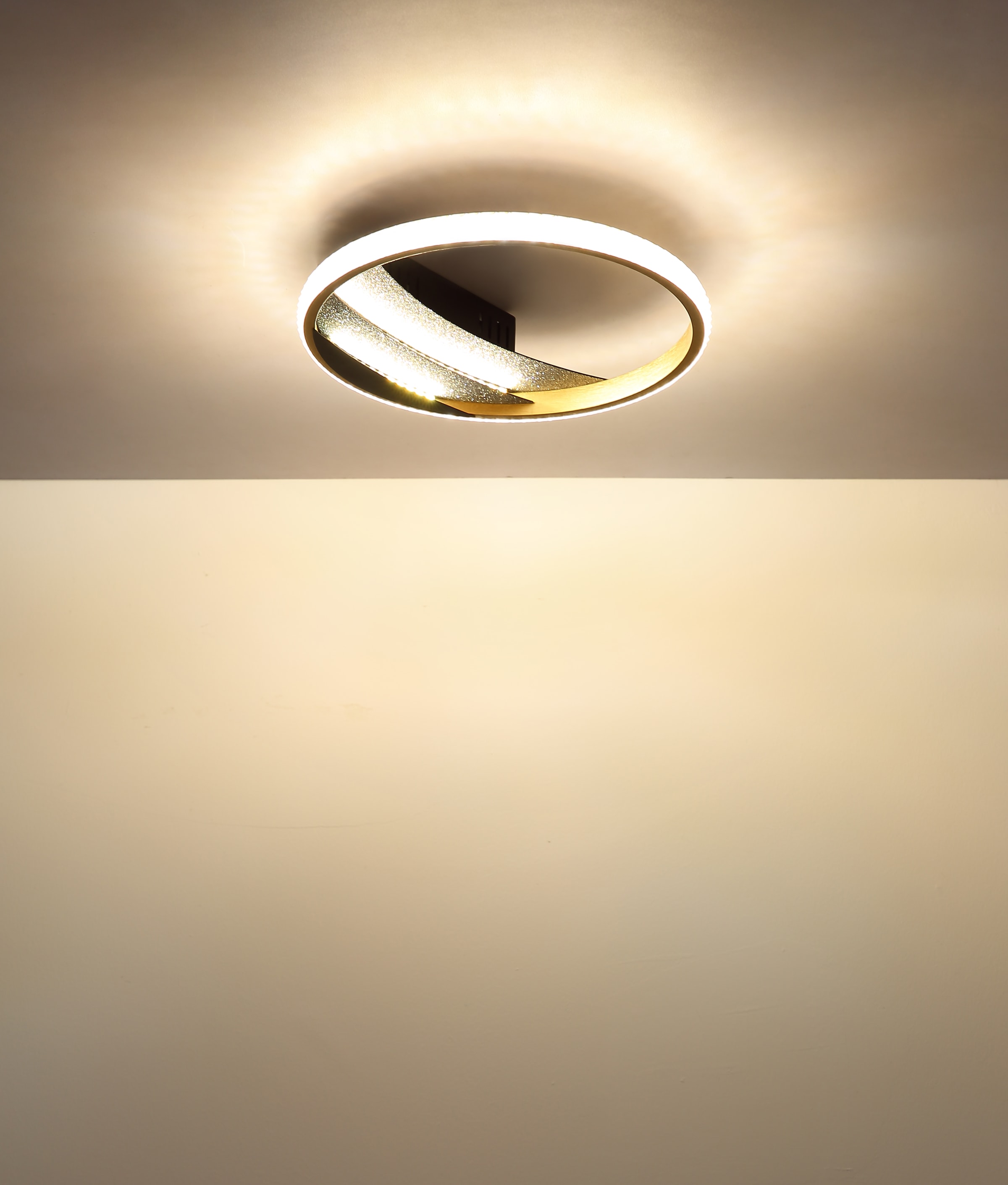 GLOBO LIGHTING Deckenleuchte »CONSTANCE« LED-Modul 1 Stk. LED Deckenleuchte für Wohn- & Schlafzimmer gold