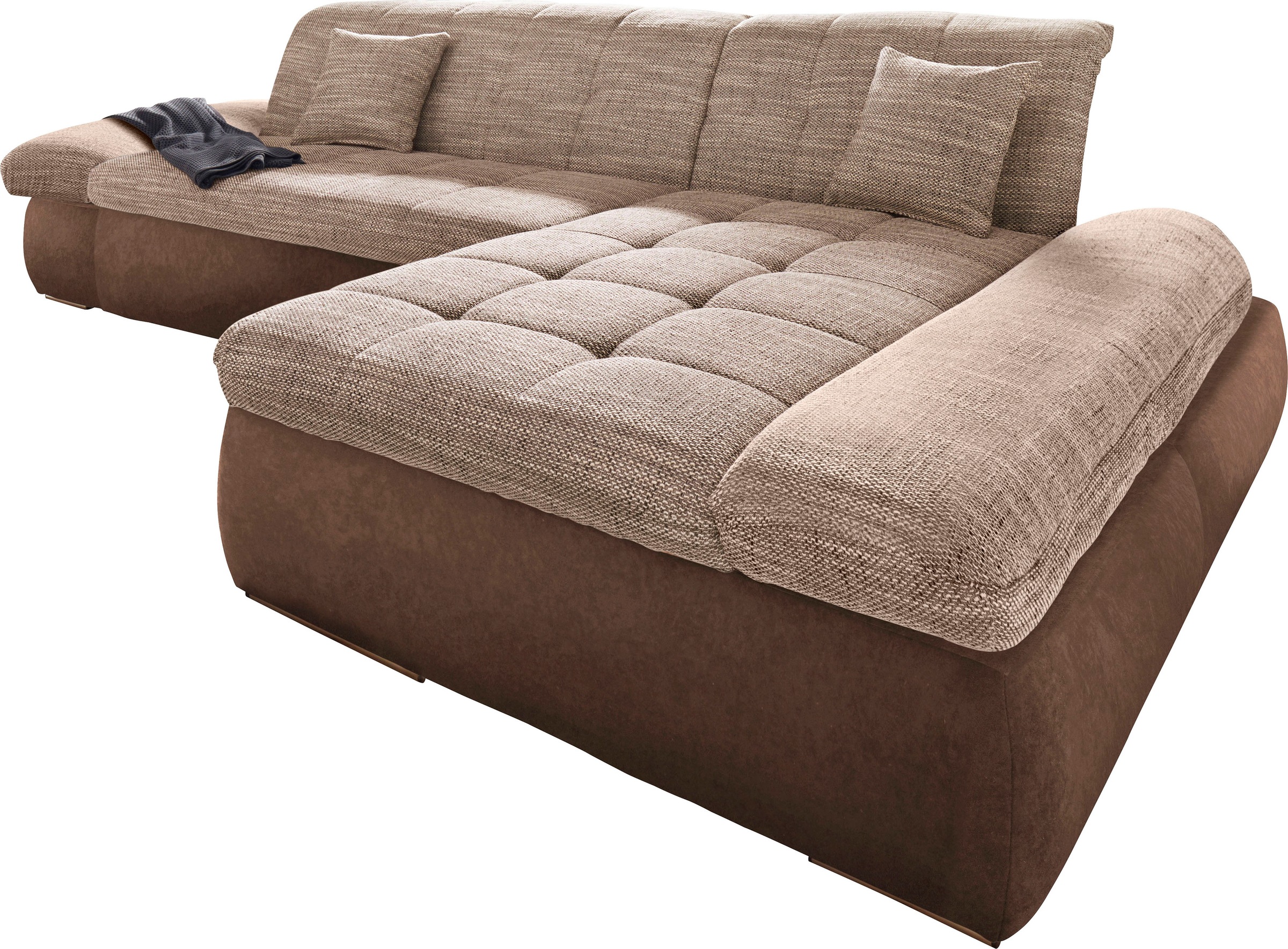 DOMO collection Ecksofa "PB Moric wahlweise mit Bettfunktion + Armteilverst günstig online kaufen