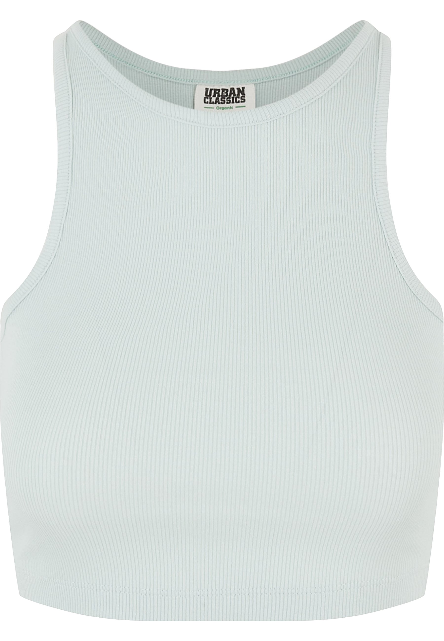 URBAN CLASSICS "Urban Classics Damen Ladies Organic Cropped Rib Top" 1