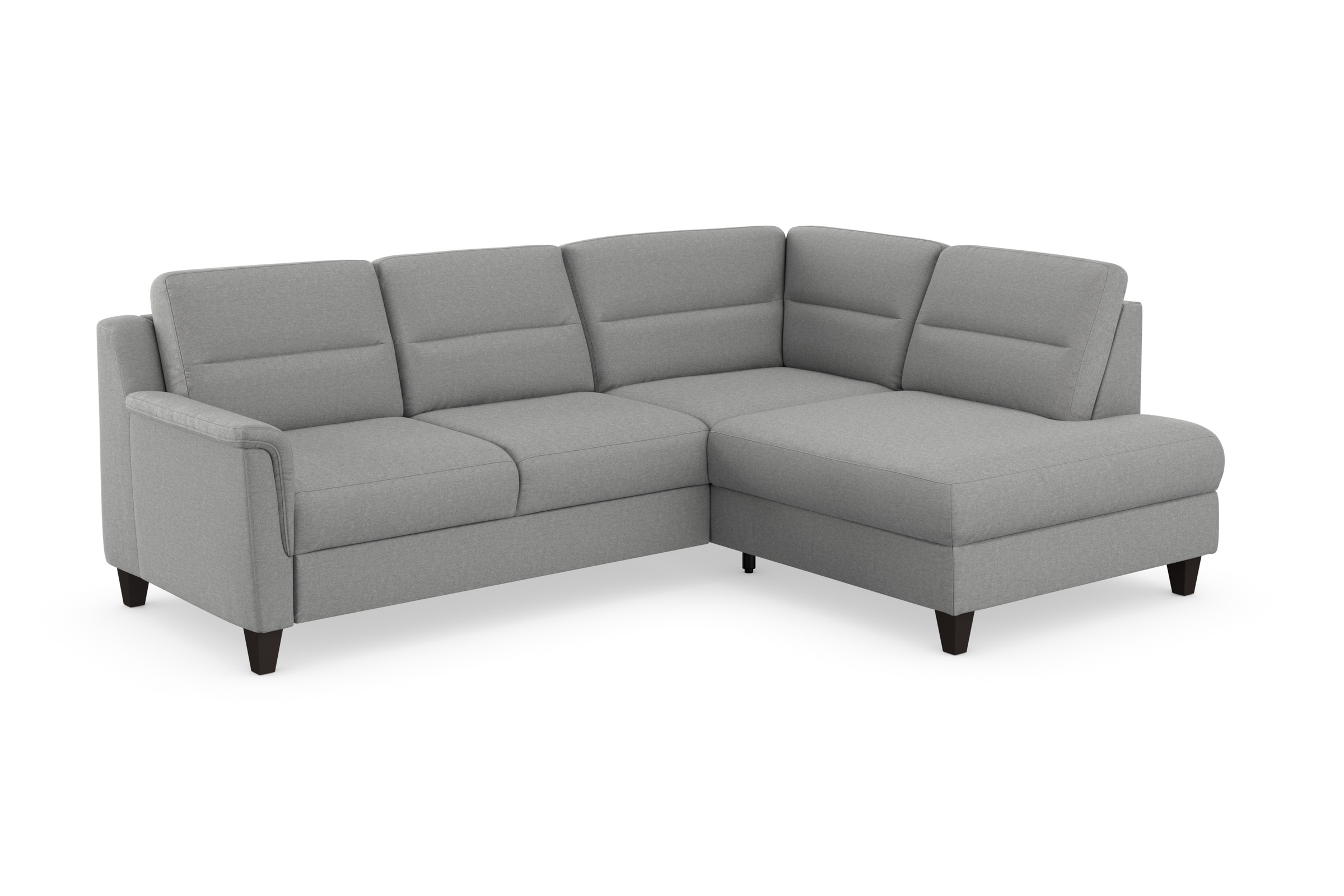 Sit&more Kampinė sofa »Farö L-Form« su spyruoklės patogi su miegojimo funkcija ir Dėžutė patalynei