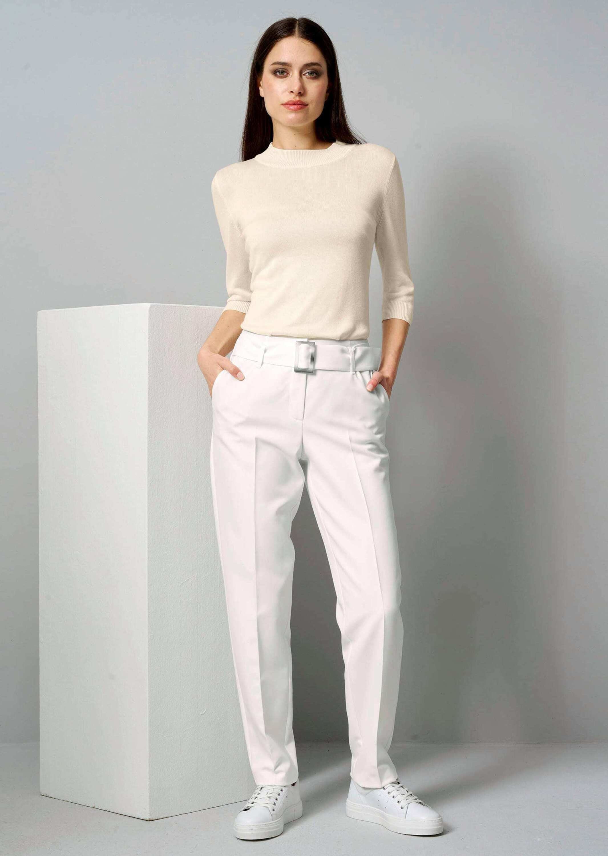 Alba Moda Stoffhose »Hose Hose mit Gürtel«