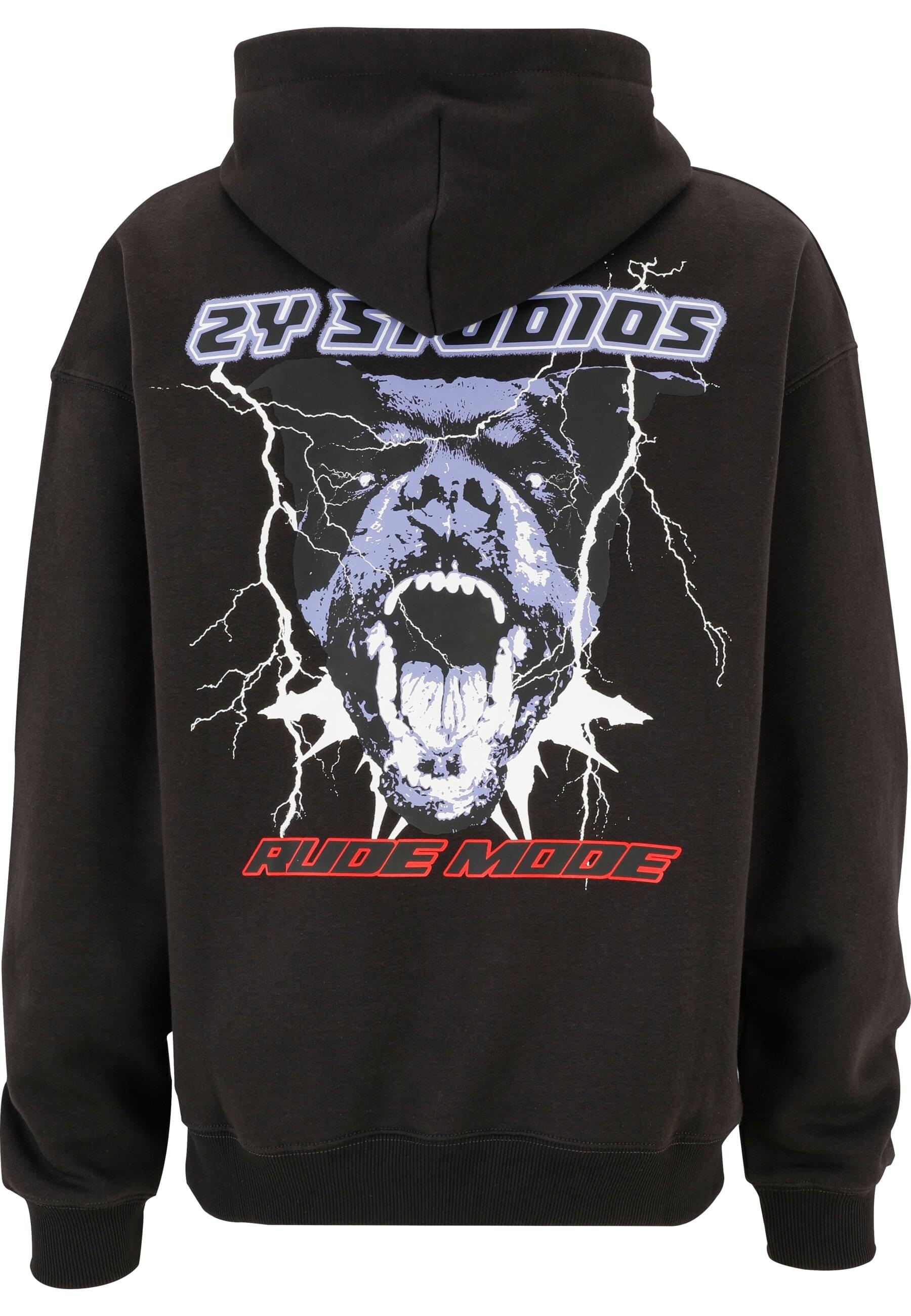 2Y Studios Kapuzensweatshirt »2Y Studios Herren Rottweiler Oversize Hoddie«, (1 tlg.)