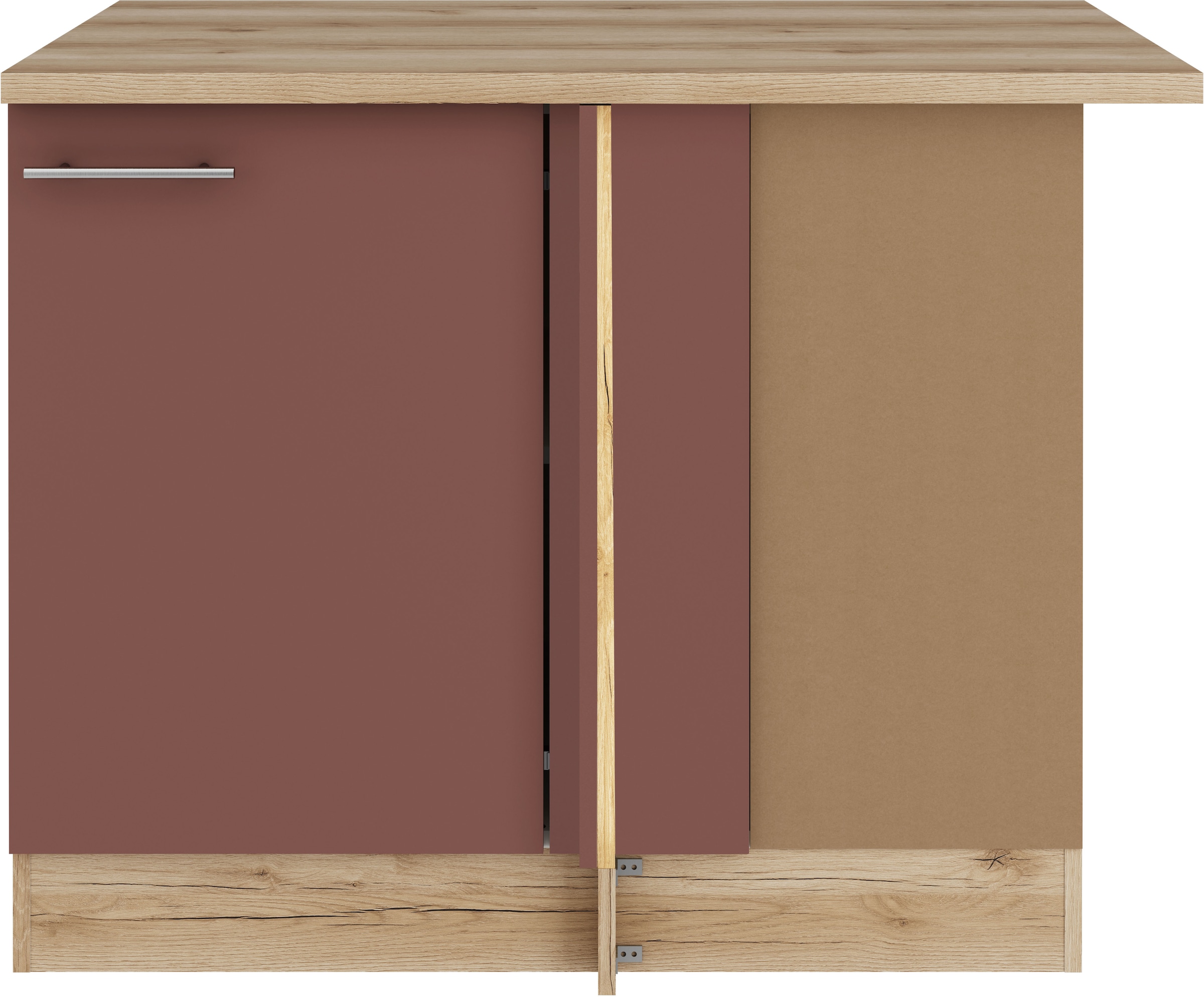 OPTIFIT Eckunterschrank »Bella«, Breite 100 cm, Türanschlag wechselbar