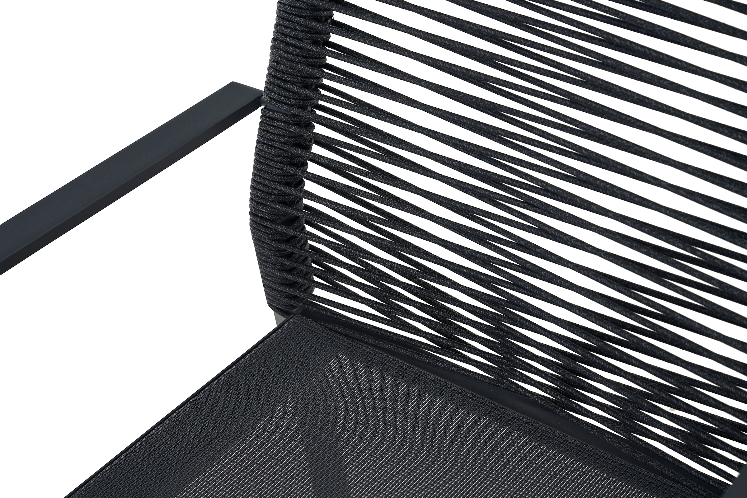 Siena Garden Gartensessel »BOLOGNA Stapelsessel« Aluminiumgestell, Rope Geflecht