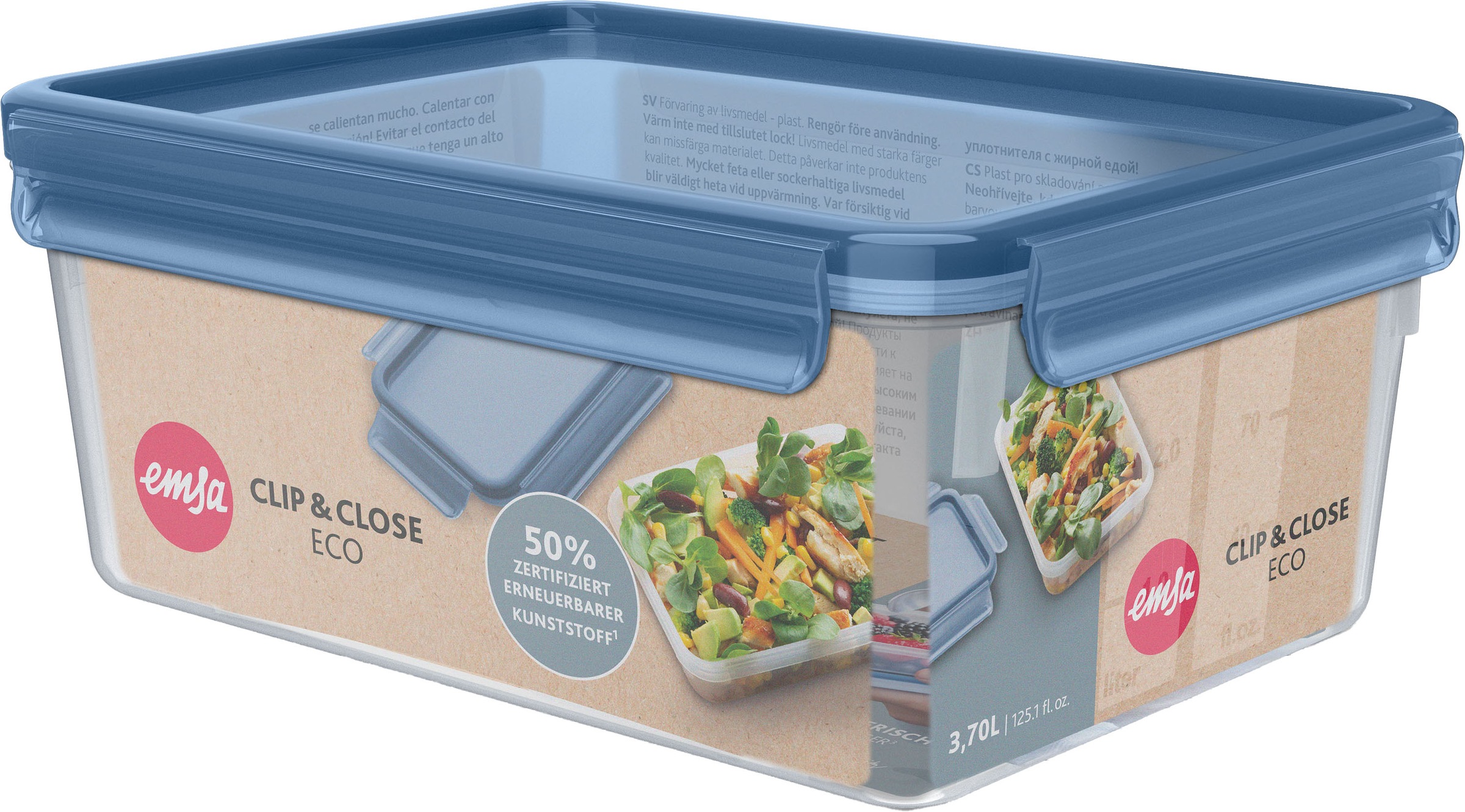 Emsa Frischhaltedose "Clip & Close Eco" 1 tlg. 100% dicht, mikrowellen-/spü günstig online kaufen