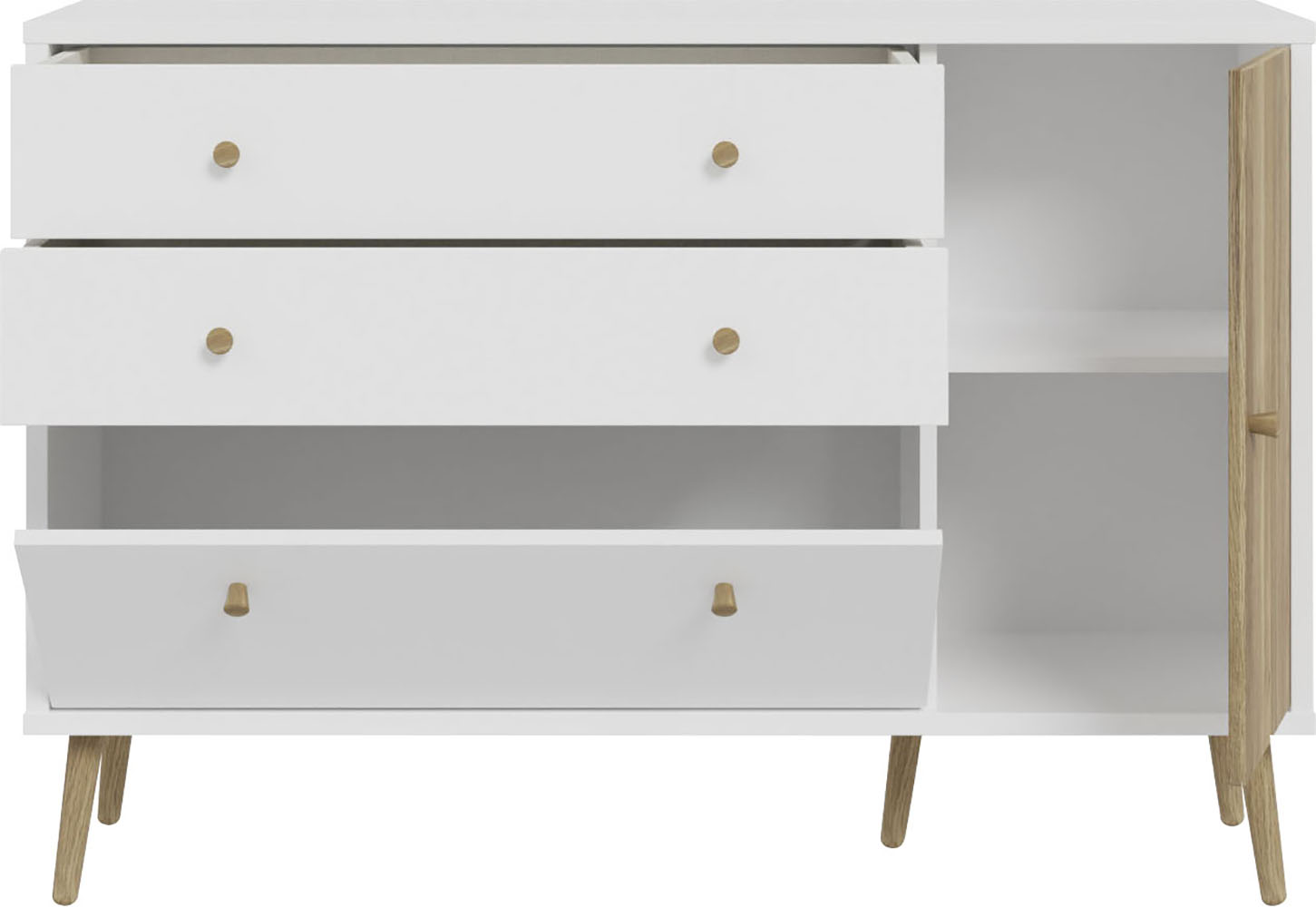 Thumbnail - FORTE Sideboard "Harllson EasyKlix by Forte, fast ganz ohne Werkzeug" Aufbau schnell und genial