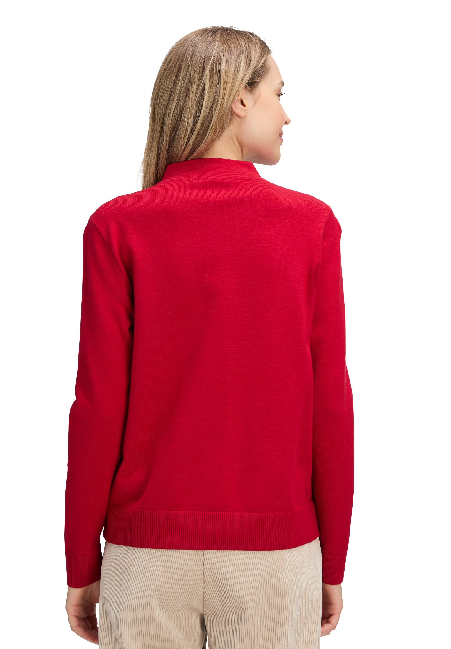 Betty Barclay Strickpullover »Betty Barclay Damen Basic-Strickpullover mit Stehkragen«, (1 tlg.)