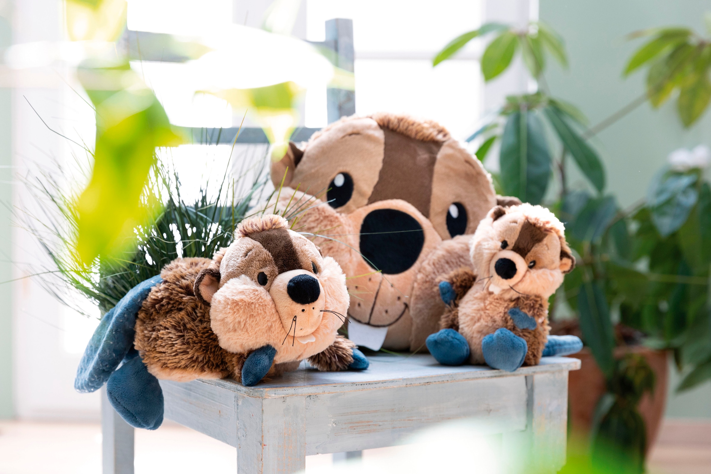 Nici Kuscheltier »Forest Friends, Kissen Biber Harry Woodsnacker figürlich 32x27 cm«