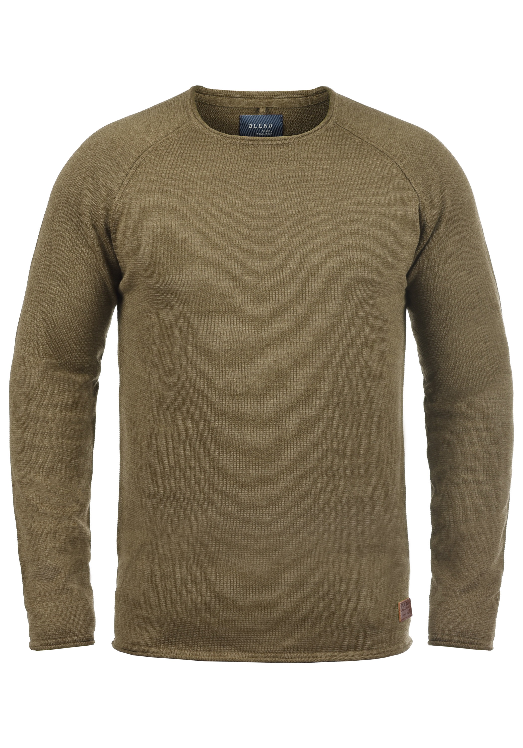 Blend Strickpullover "BHJohn" Strickpullover mit aufgerollten Säumen günstig online kaufen
