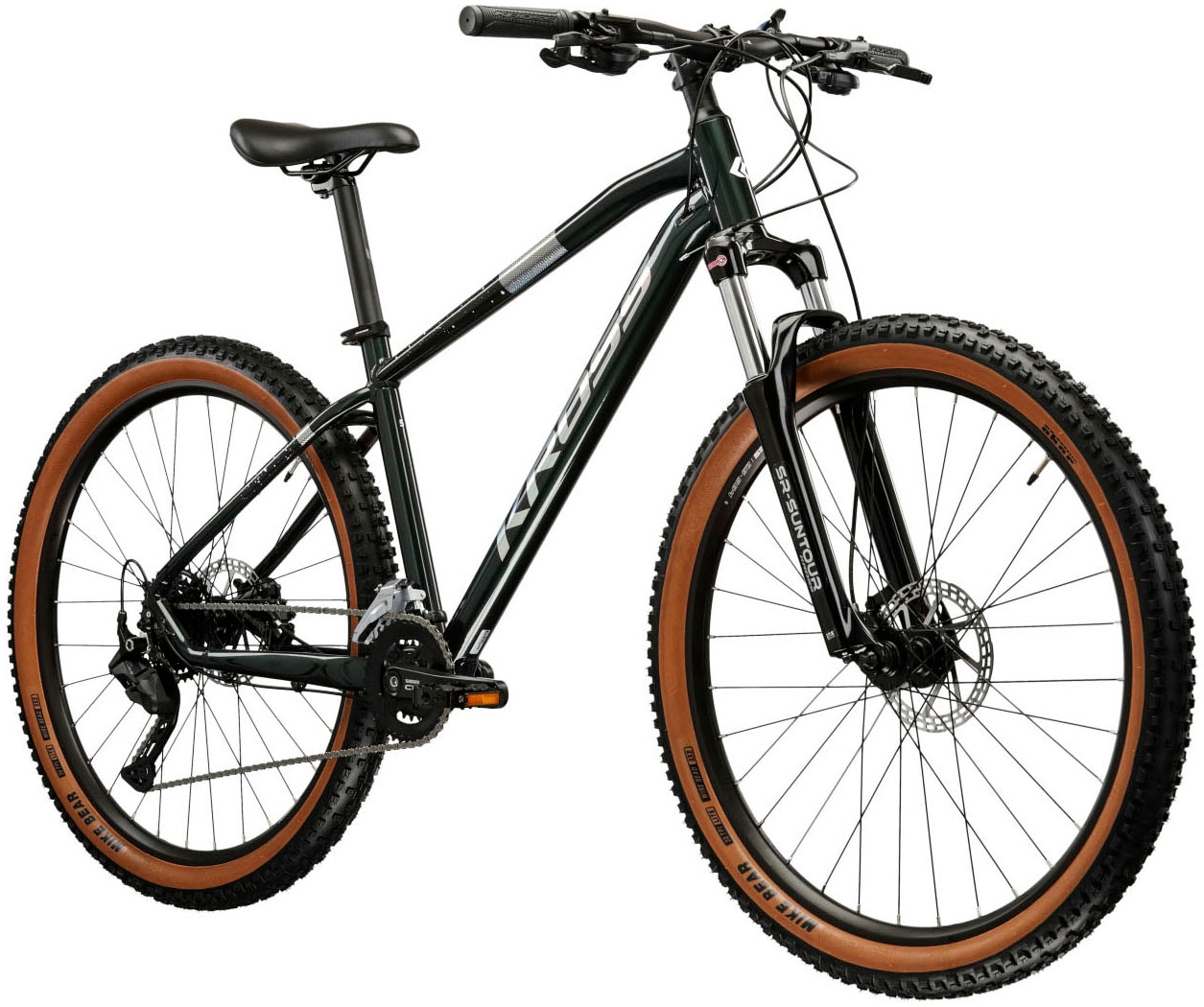 KROSS Mountainbike "KROSS Mountainbike Hardtail 29" Hexagon 5.0 ULT.RA grün 18 Gänge", 43cm, 29 Zoll (73,66cm) hinten: 29 Zoll (73,66cm)grün,