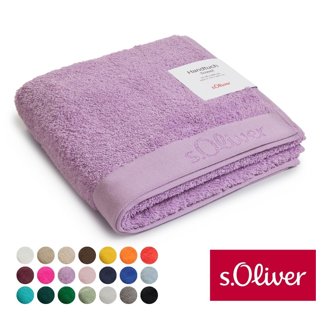 s.Oliver Handtuch "s.Oliver, Premium Qualität, 600 gr/m², auch als Sets erhältlich" große Farbauswahl, auch als Duschtuch, Waschhandschuh, Gästetuch
