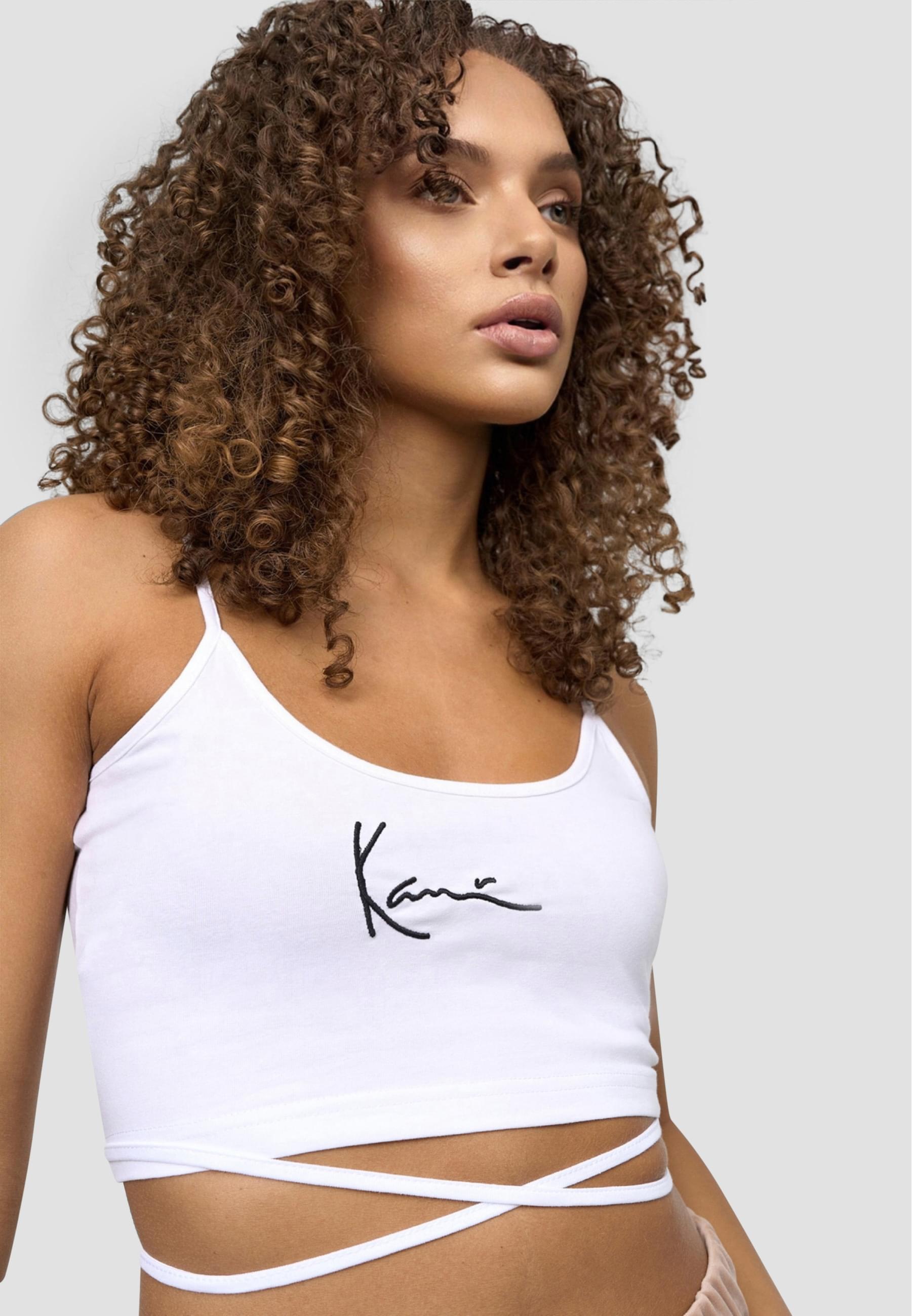 Karl Kani Muskelshirt »Karl Kani Damen KW221-013-2 Small Signature Crop Laced Top«, (1 tlg.)